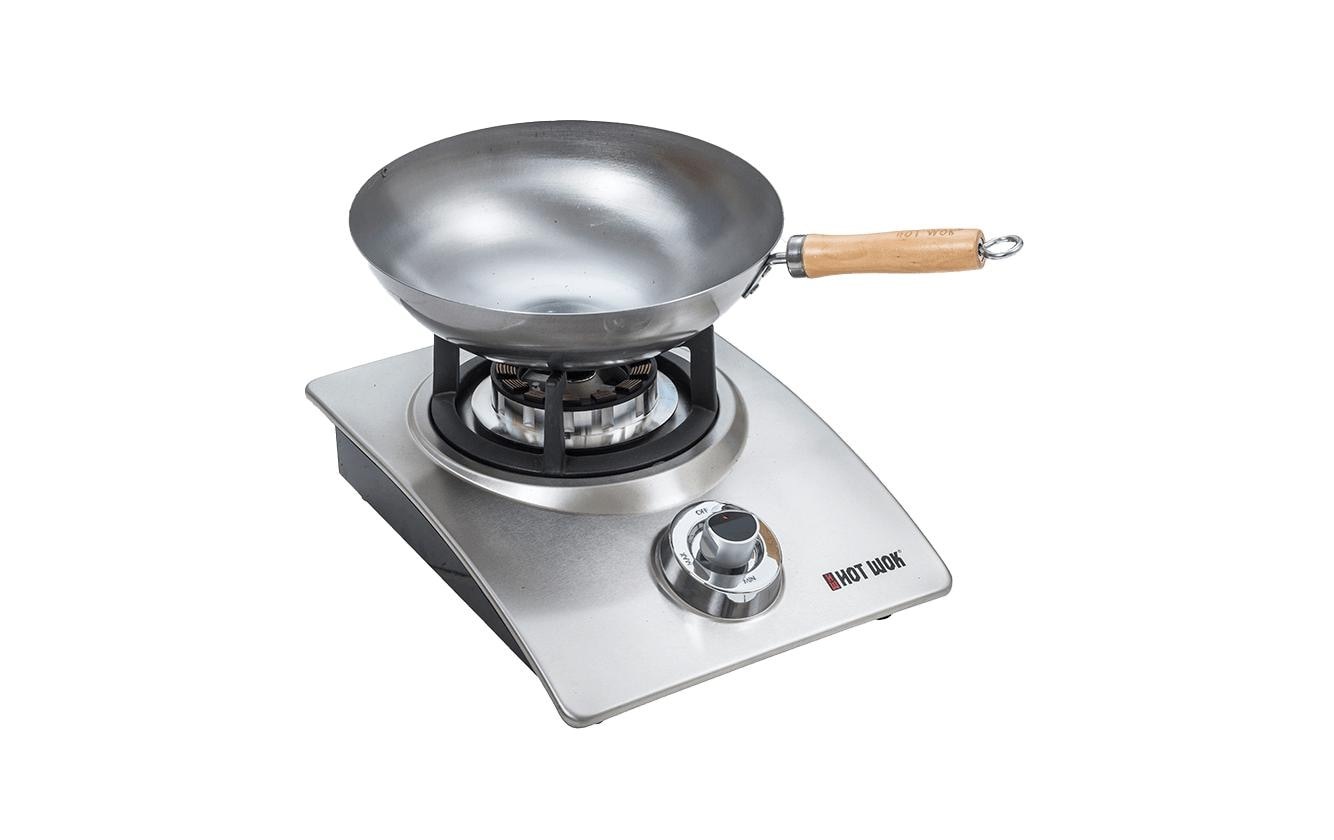   Barbecue à gaz »Hot Wok Silver Line 4,5 kW + Regler-Set«