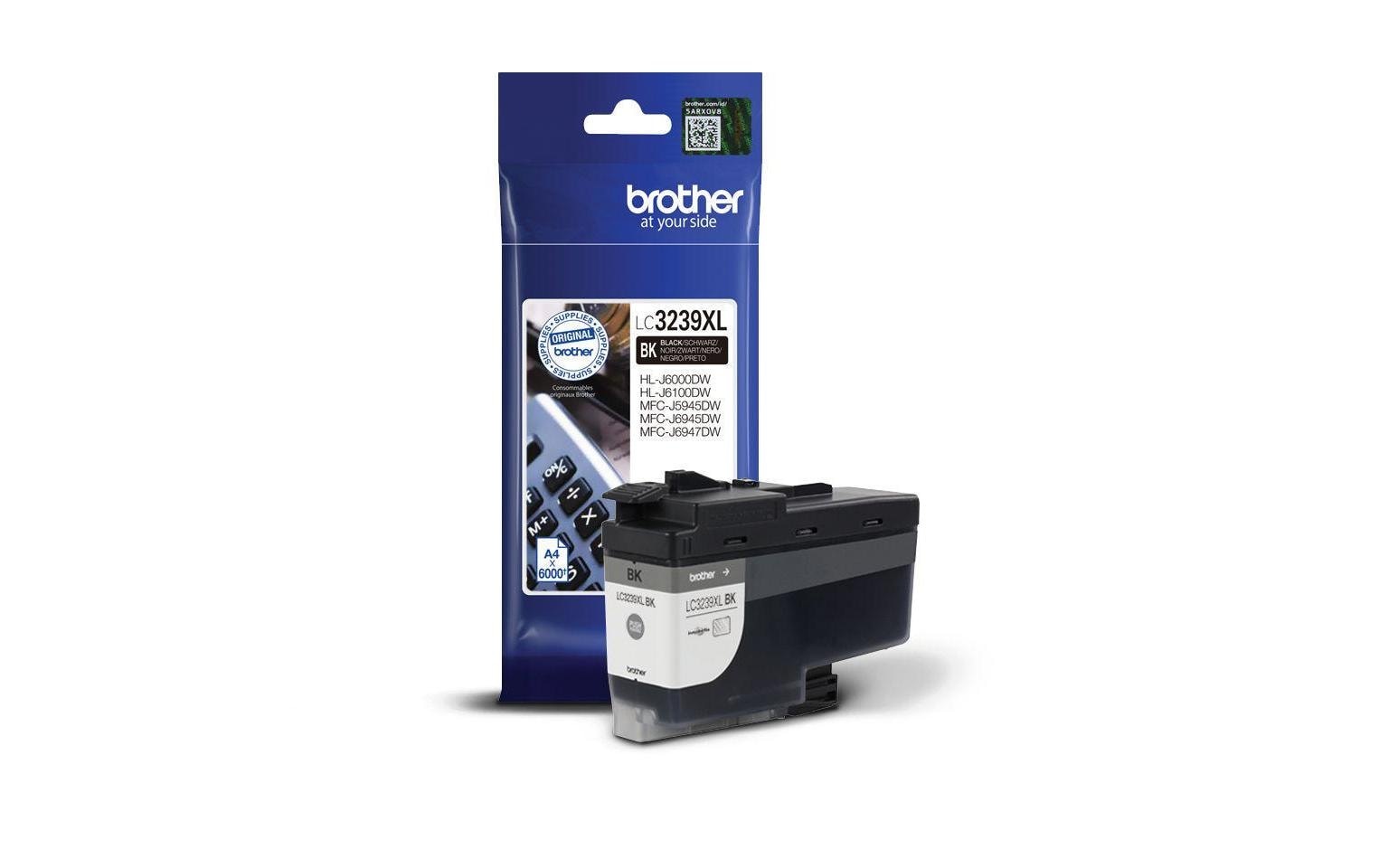 Brother Tintenpatrone »LC-3239XLBK Black«, (1 St.)