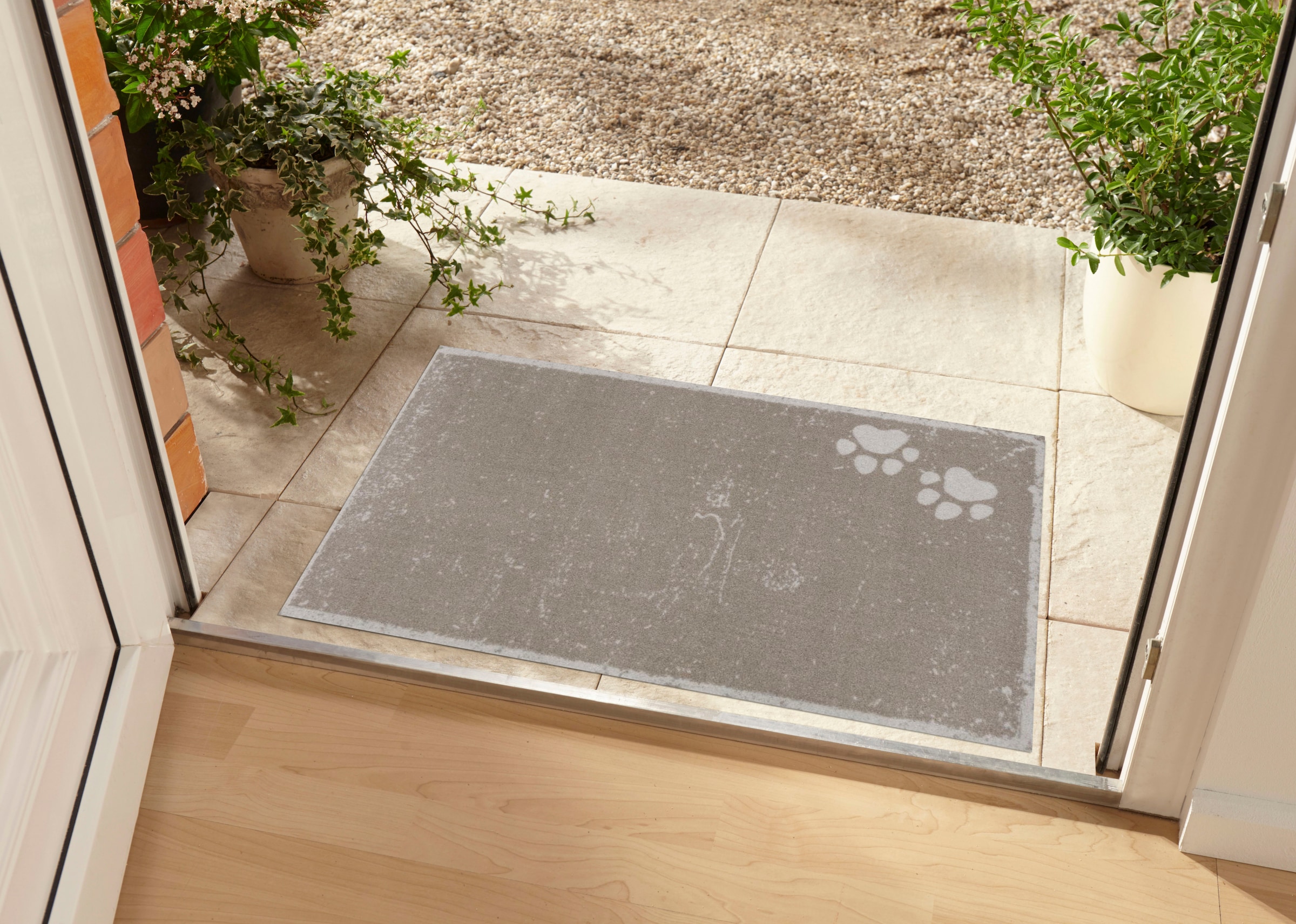 HANSE Home Fussmatte »Paws, Türmatte«, rechteckig, 4 mm Höhe, rutschhemmend, In- und Outdoor