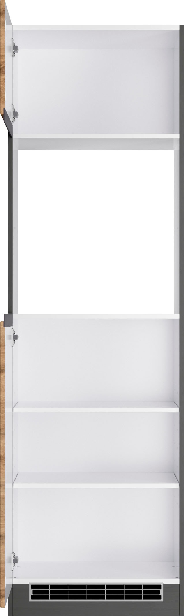 KOCHSTATION Armoire d'encastrement pour four »KS-Riesa« Largeur 60 cm, façades MDF