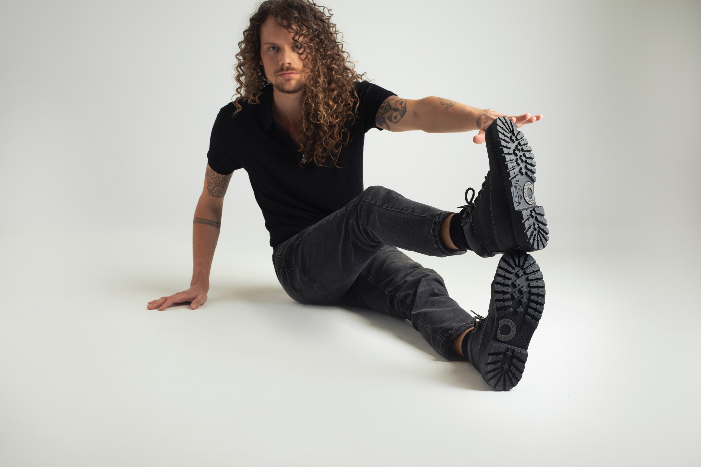 Dockers by Gerli Bottes d'hiver  worker boots, bottines à lacets avec talon bloc