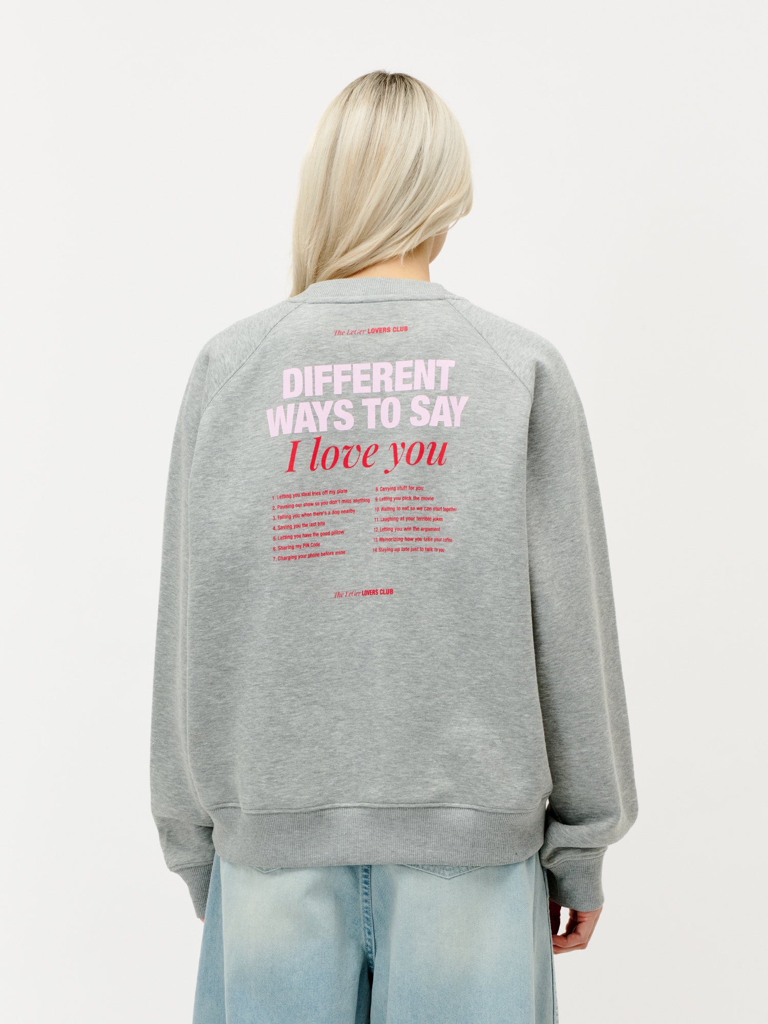 LeGer Sweatshirt »Loretta, LeGer by Lena Gercke«, grosser Rückenprint, locker geschnitten
