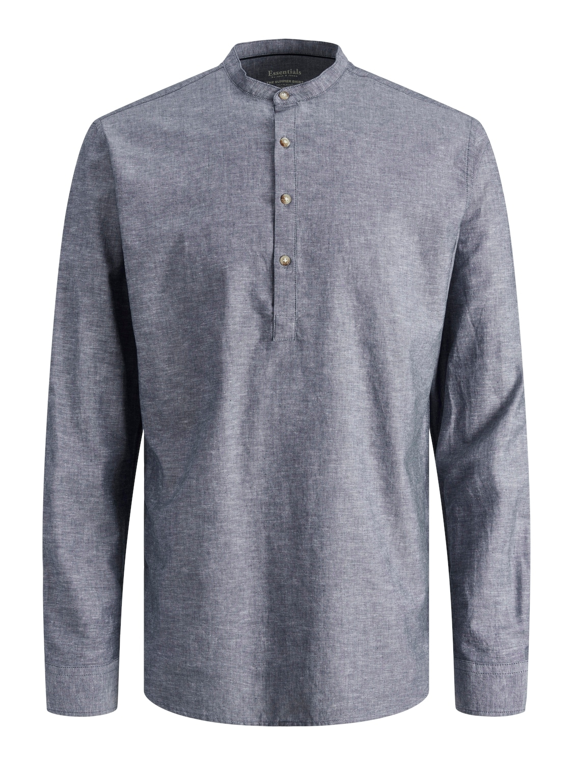 Jack & Jones Langarmhemd »JJESUMMER TUNIC LINEN BLEND SHIRT LS SN«