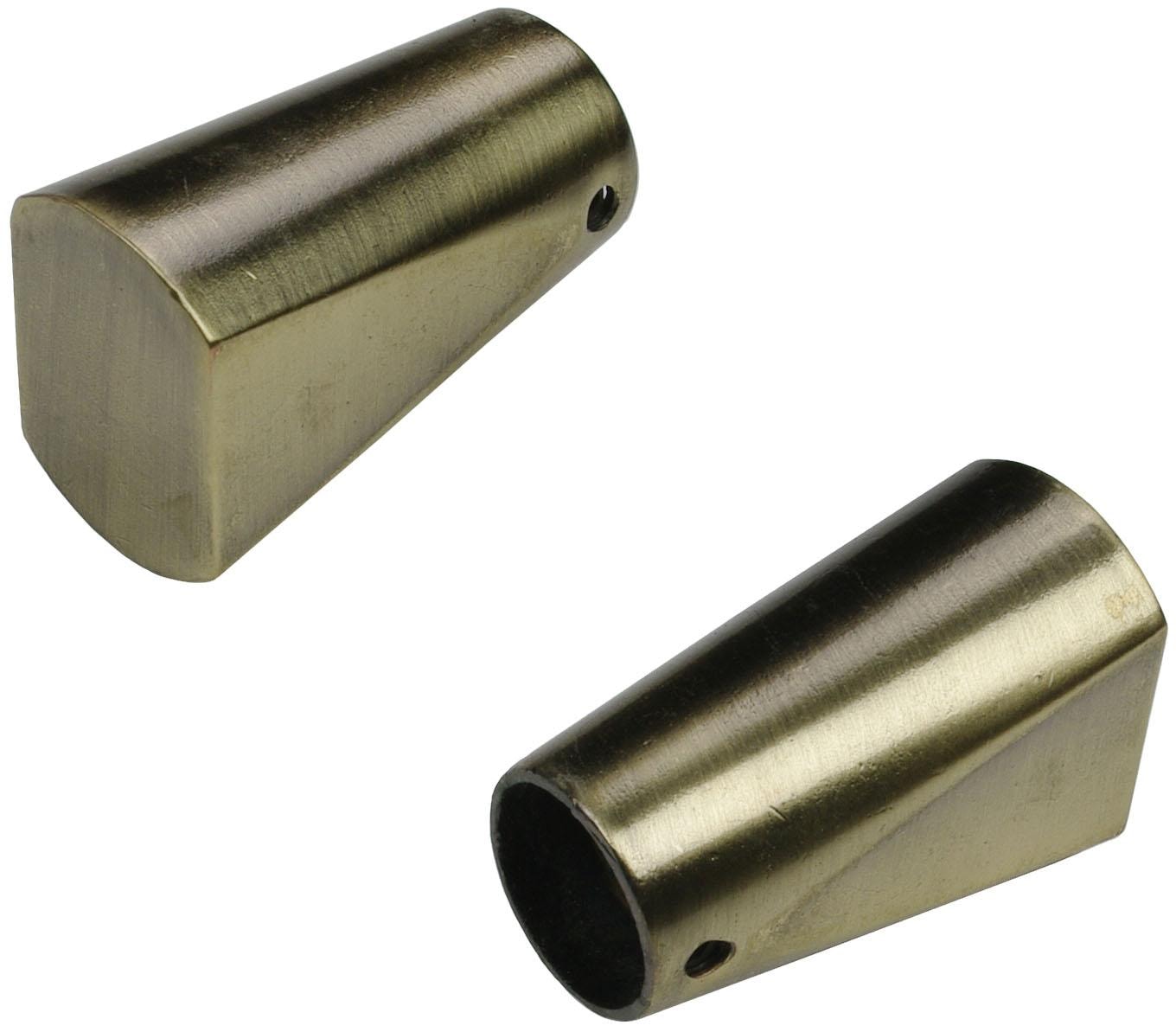 Liedeco Embout de tringle à rideaux »Dust« pour tringles à rideaux Ø 16 mm