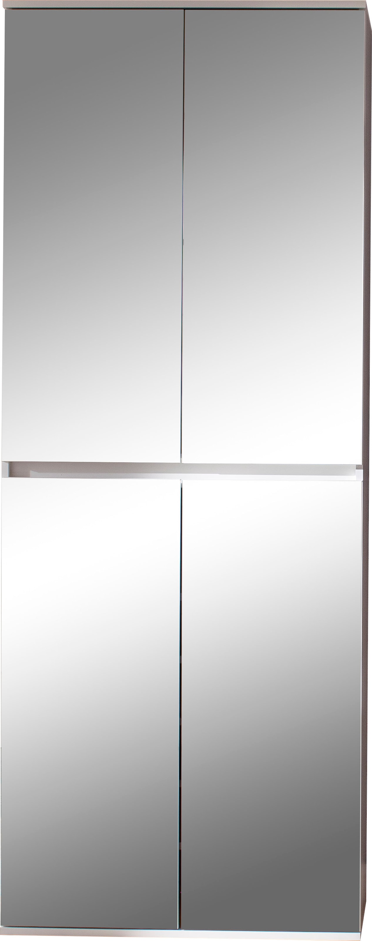 Home affaire Garderobenschrank »Malcesine« Garderobenschrank mit 4 Türen - (B/T/H) 74/34/191 cm