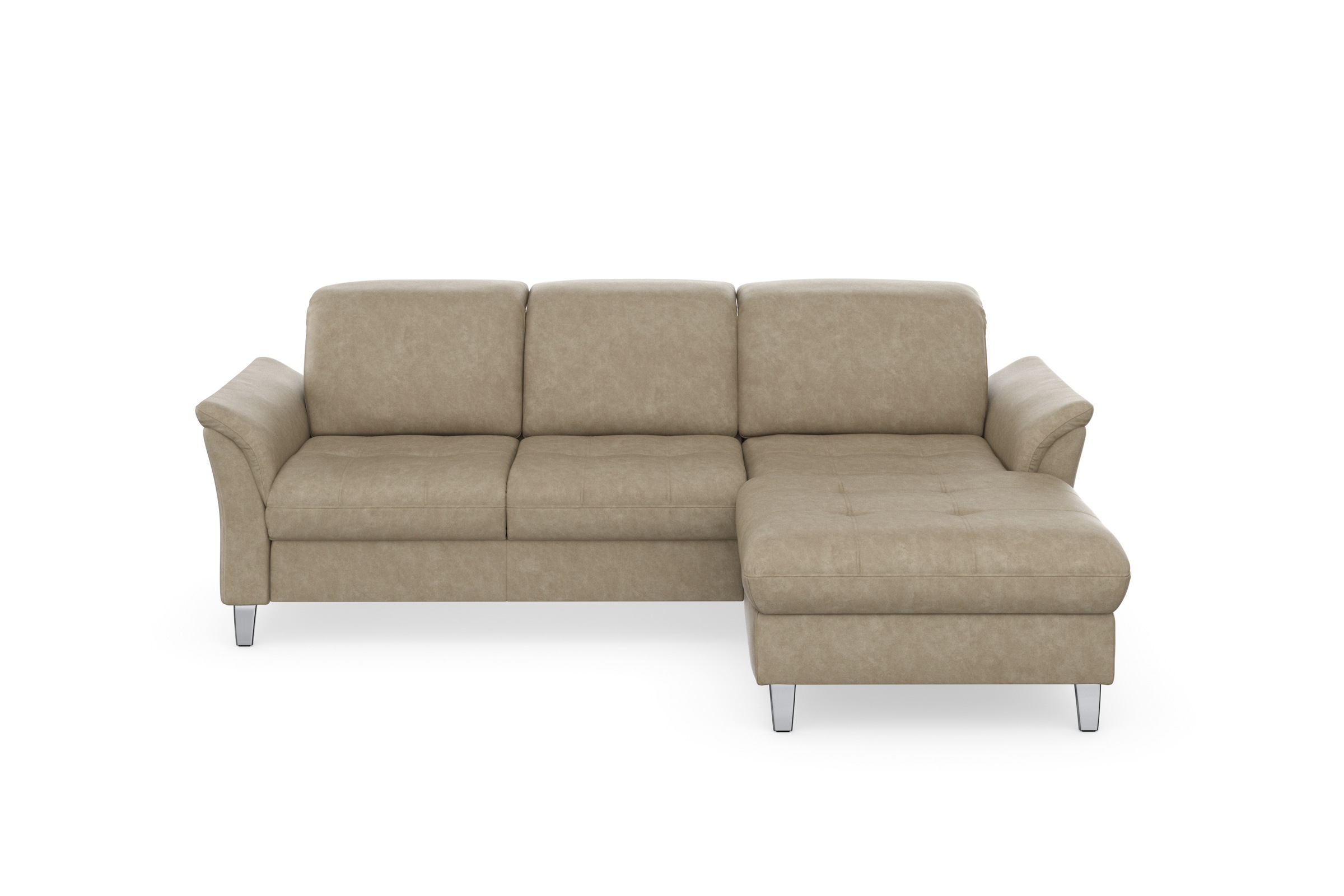 sit&more Ecksofa »Maggiore L-Form«, wahlweise mit Kopfteilverstellung, Bettfunktion und Bettkasten