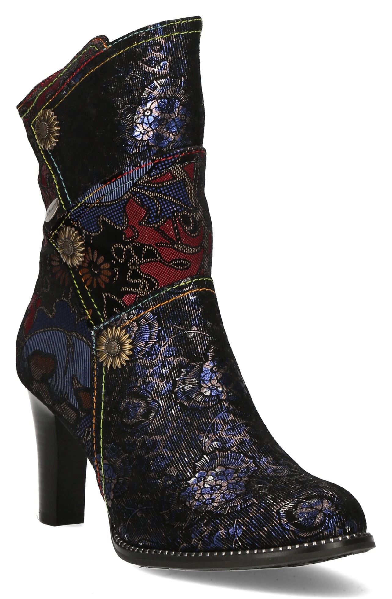 Image of LAURA VITA Stiefelette »ALBANE 098H«, mit Stickereien und Prägungen bei Ackermann Versand Schweiz