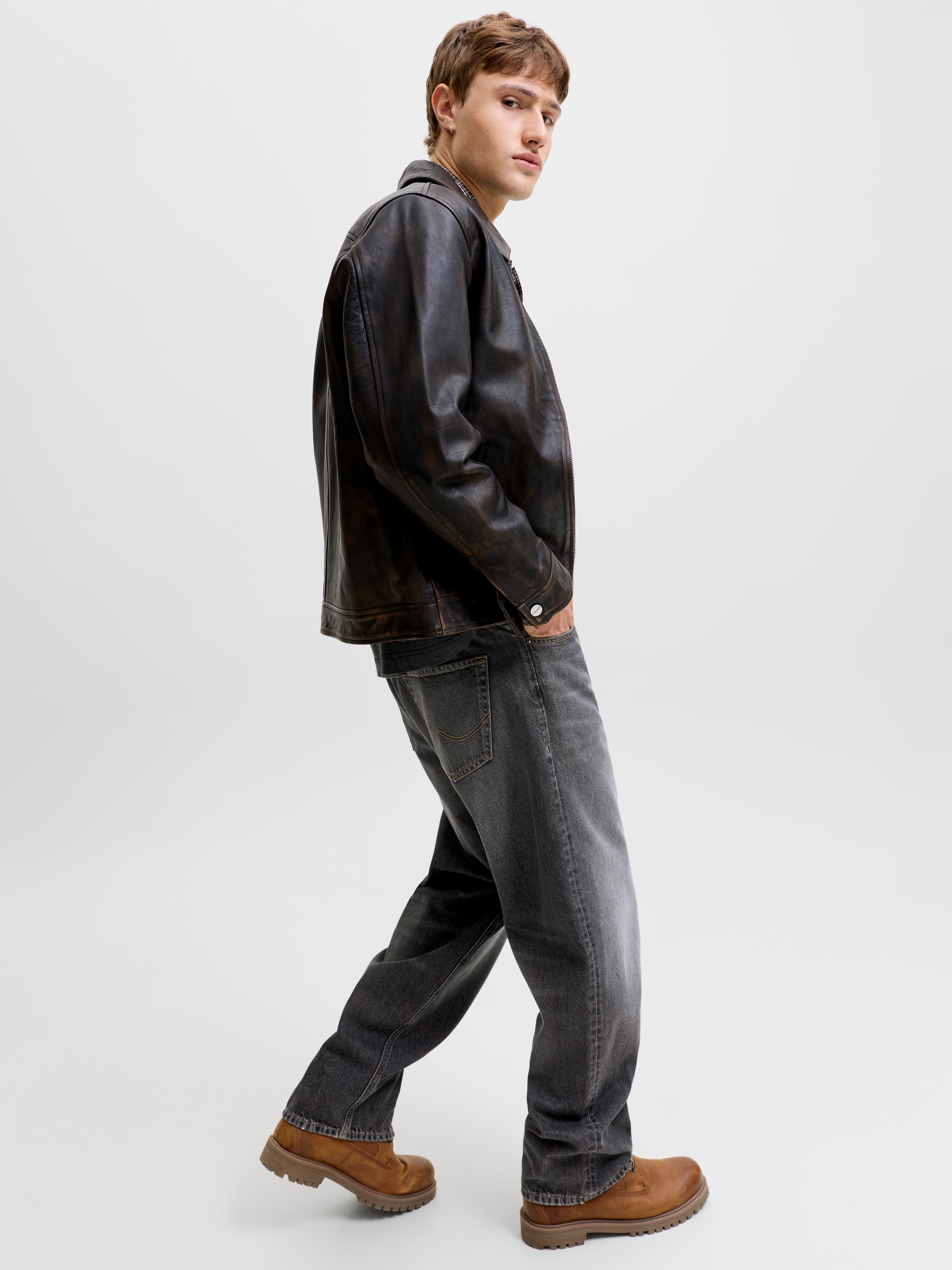 Jack & Jones Jeans Relax-fit »JJIALEX JJCREW SQ 063« coton, coupe décontractée