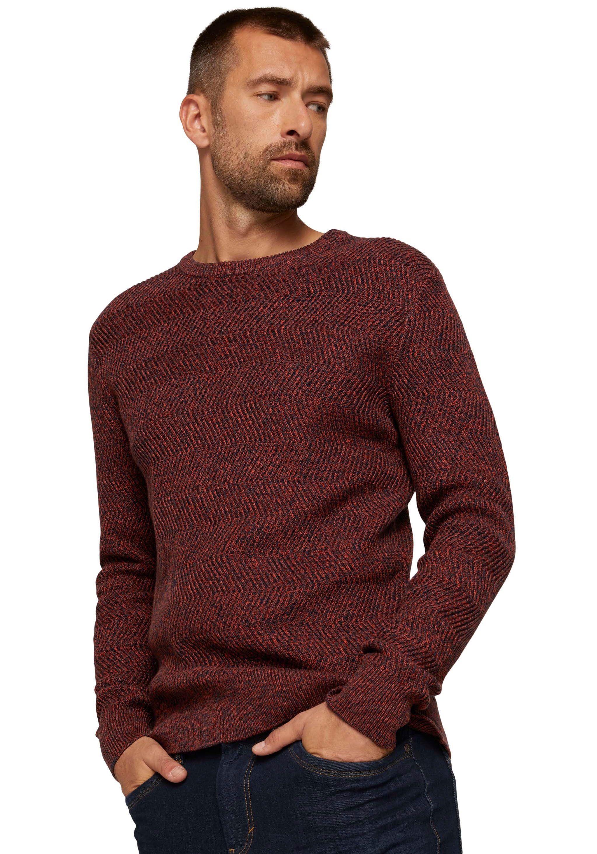 Image of TOM TAILOR Strickpullover, in melierter Optik bei Ackermann Versand Schweiz