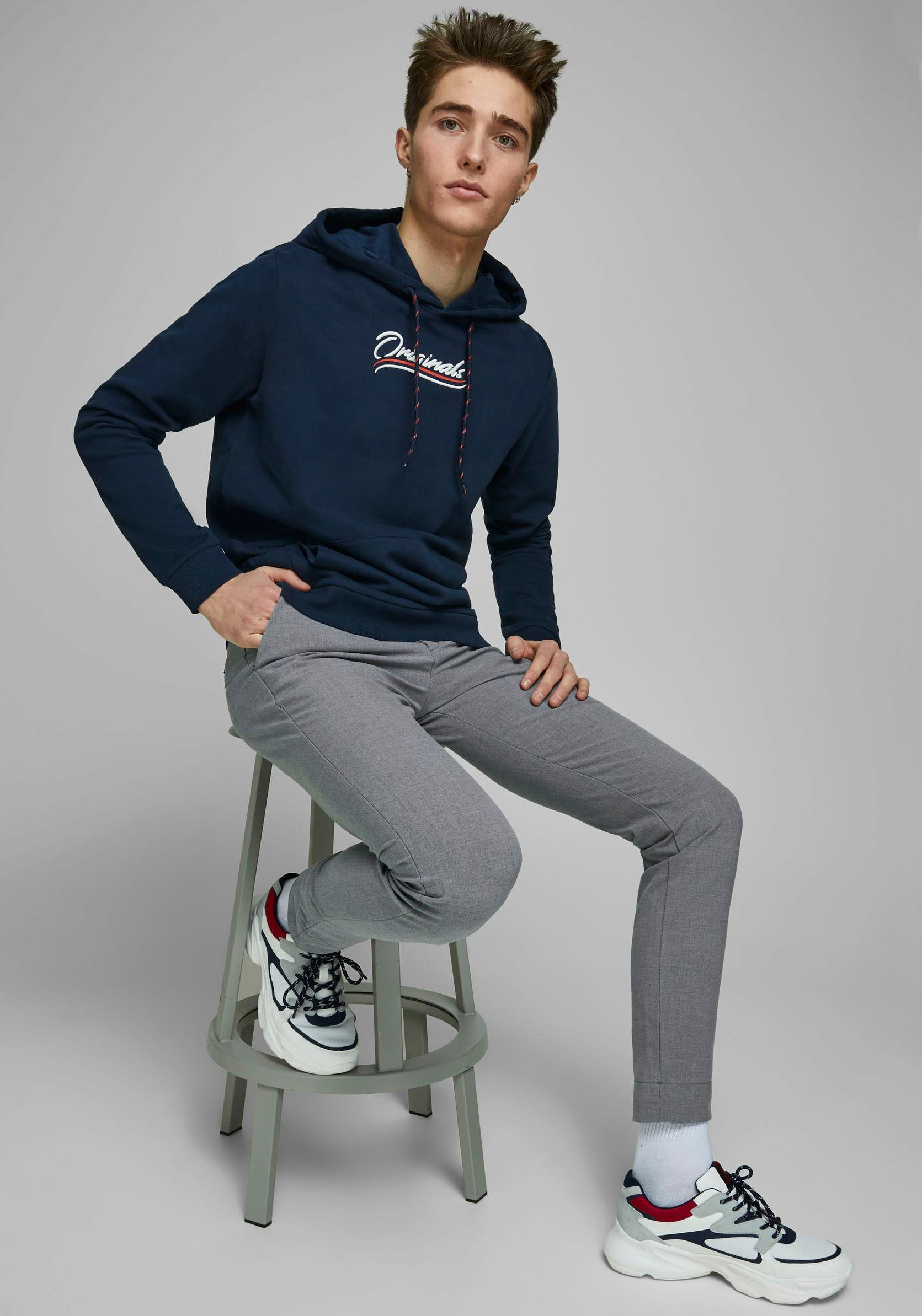 Jack & Jones Chinohose »MARCO – Chinohose mit Stretchanteil und Komfort«  modisch, slim fit, Web