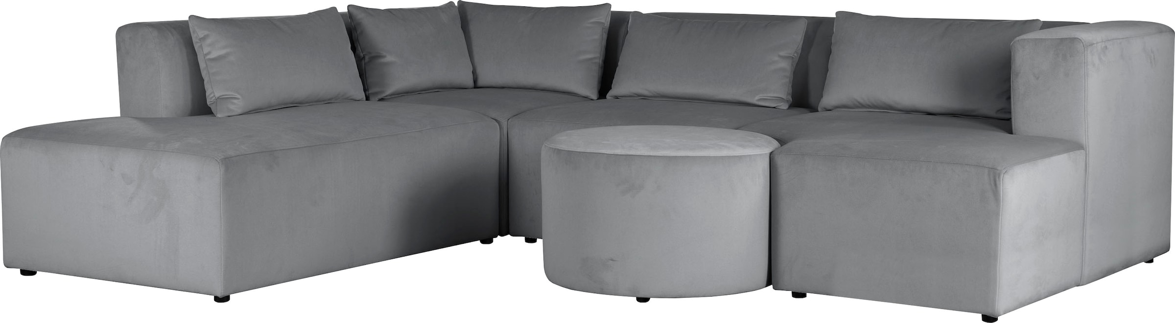 Leonique Ecksofa »Alexane L-Form«, zusammengesetzt aus Modulen, in vielen Bezugsqualitäten und Farben.