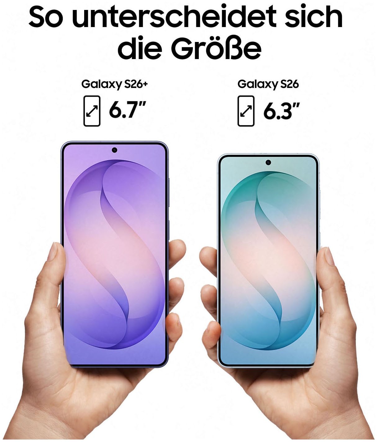 Samsung Smartphone »Galaxy S26+« Weiss