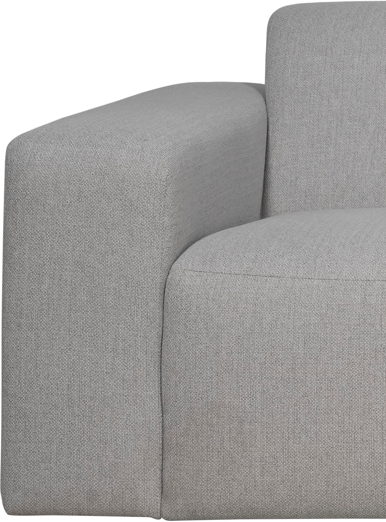 INOSIGN 3-Sitzer »Koa, 228 cm, Modulsofa in Webstoff, Cord«, Designsofa, weicher Lounge-Sitzkomfort, Welleunterfederung, bodentief