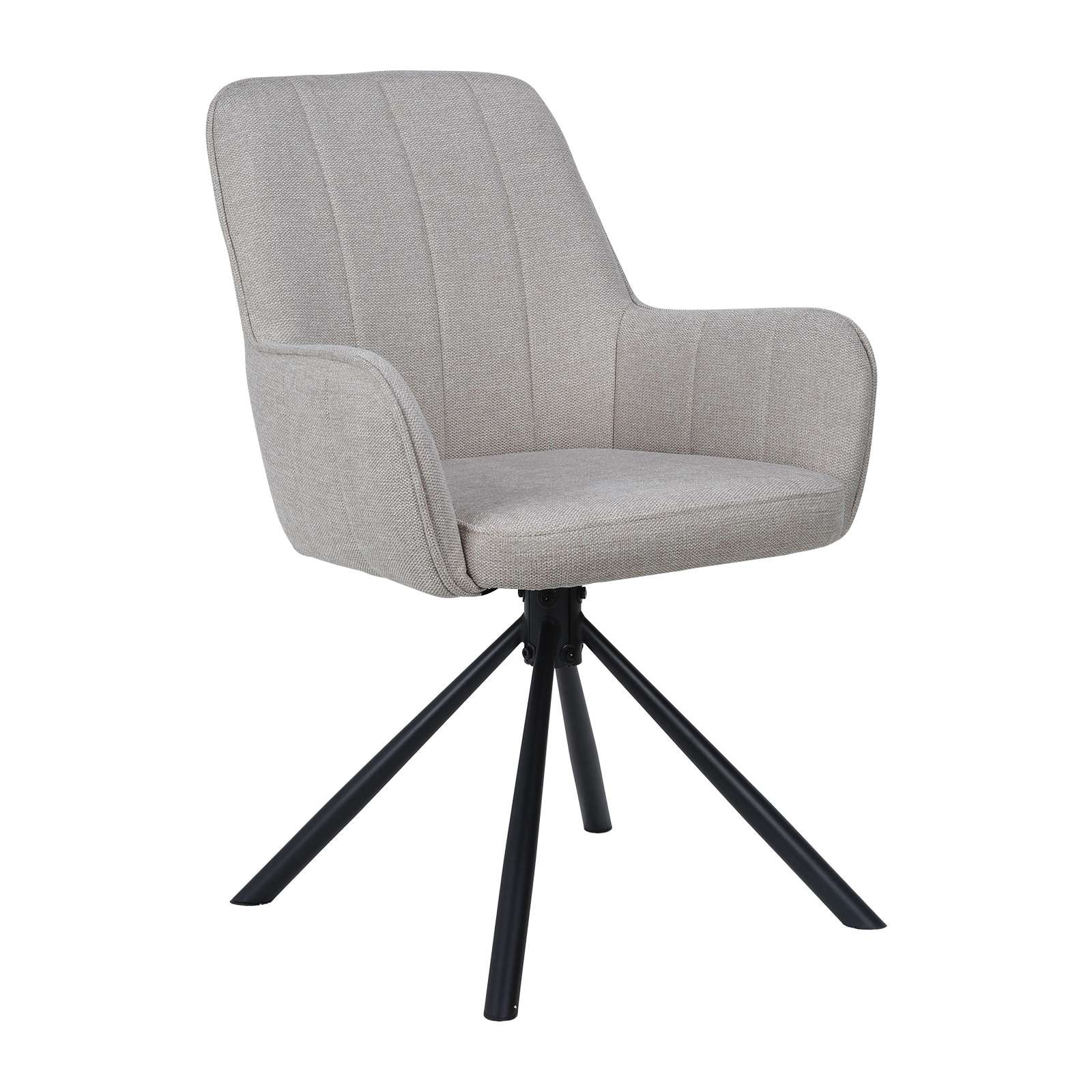 GOODproduct Chaise de salle à manger »Flaurent« () 2 cuisgepolsterte Rückenlehne, Armlehne und Sitzfläche, Sitzhöhe 50 cm