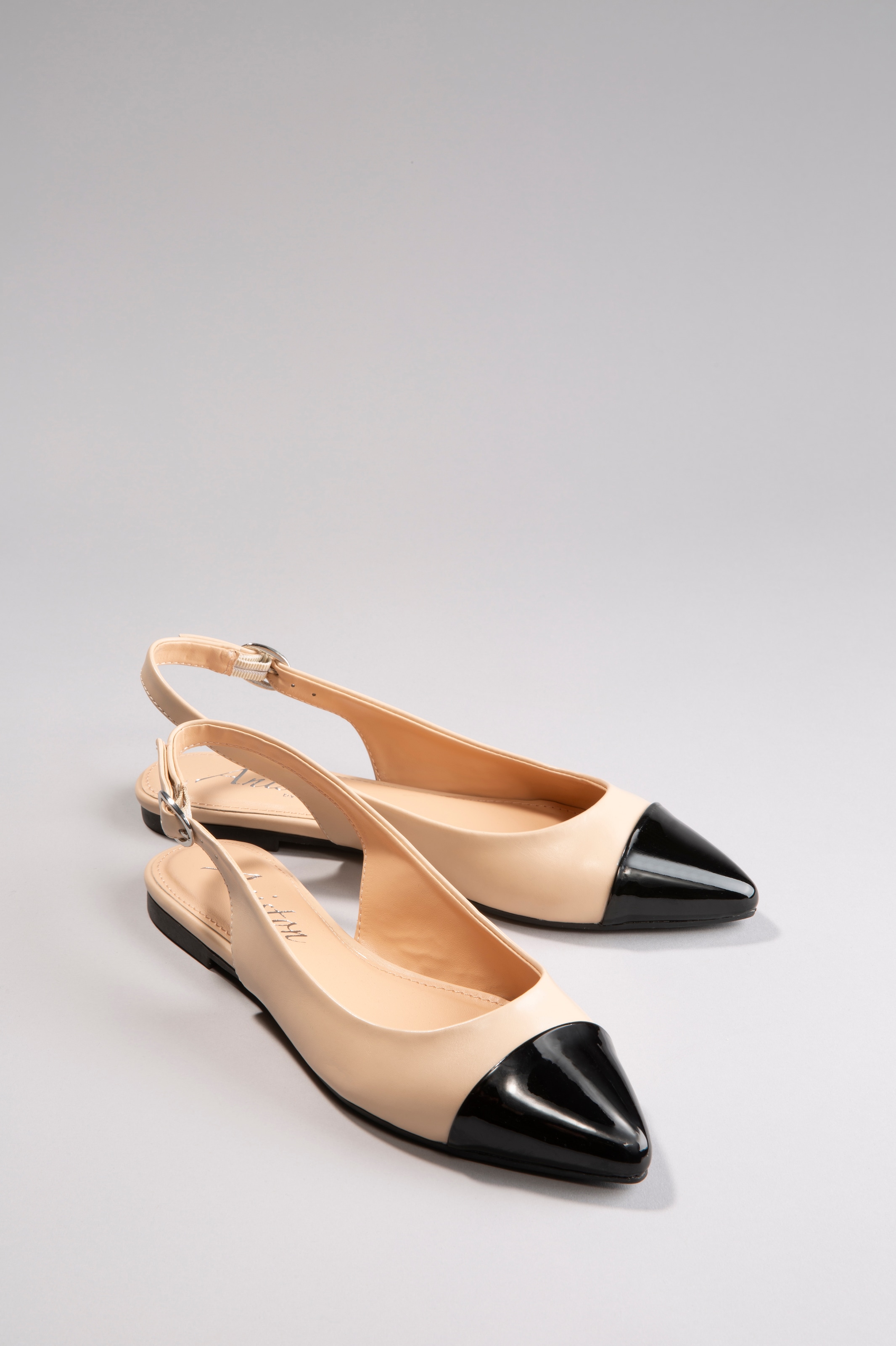 Image of Aniston SHOES Slingpumps Flat, Sommerschuh, Lackspitze - in schmaler Form
