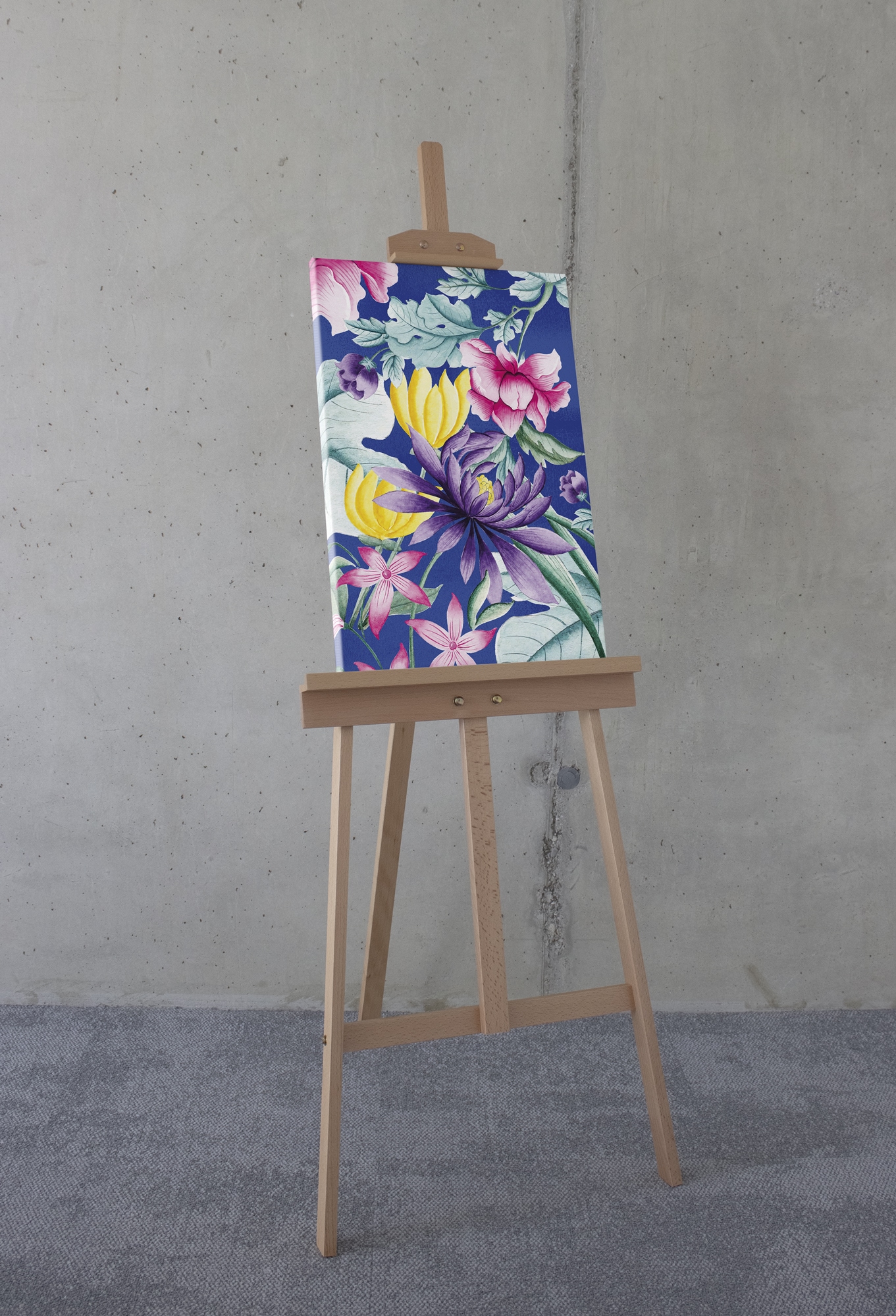 Komar Tableau sur toile »Flower Kiss - Grösse 40 x 60 cm« 1 cuis tlg. Keilrahmenbild mi Echtholzrahmen