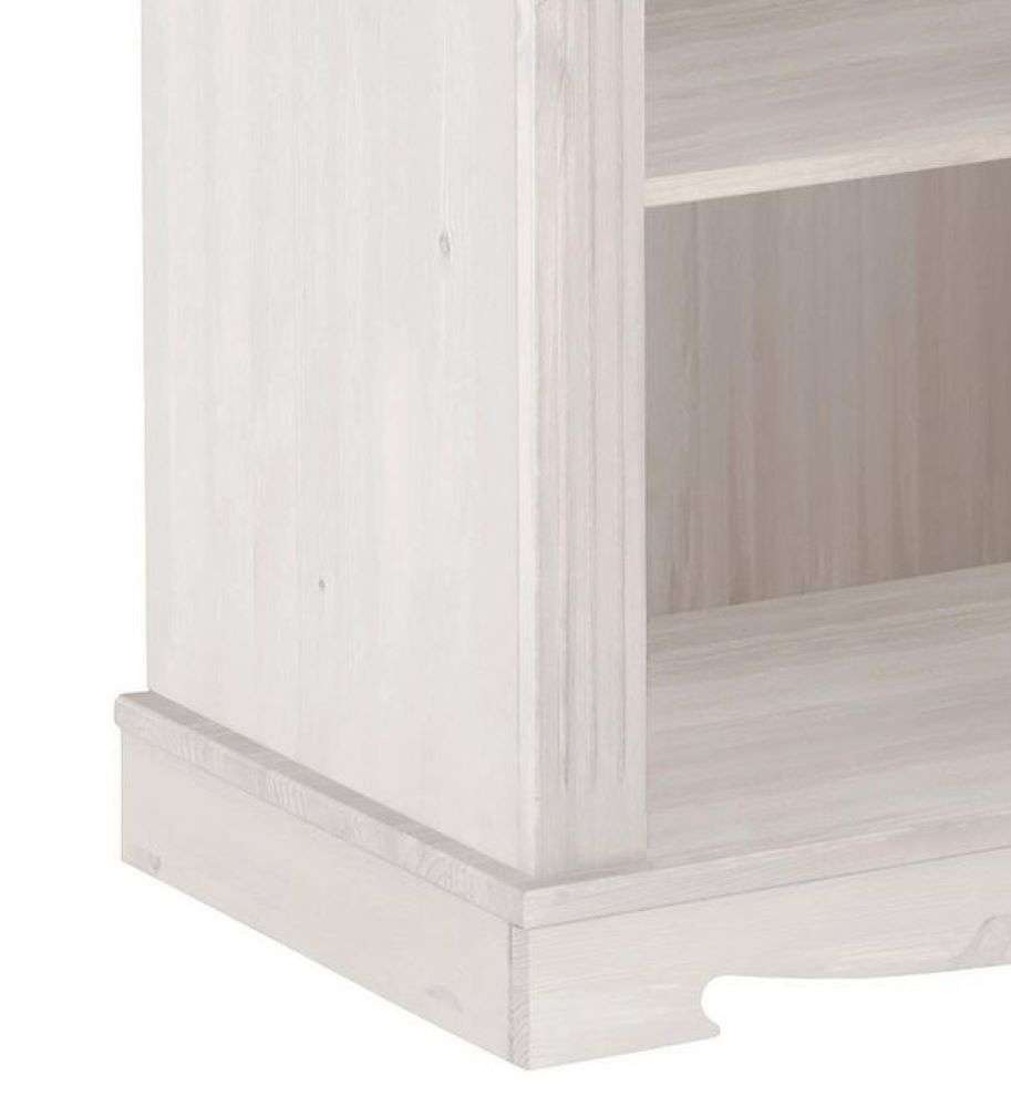 Home affaire Standregal »Anna, Regal, Aktenregal, Bücherregal«, aus massiver Kiefer, Breite 96 cm, mit schönen Details und Fräsungen