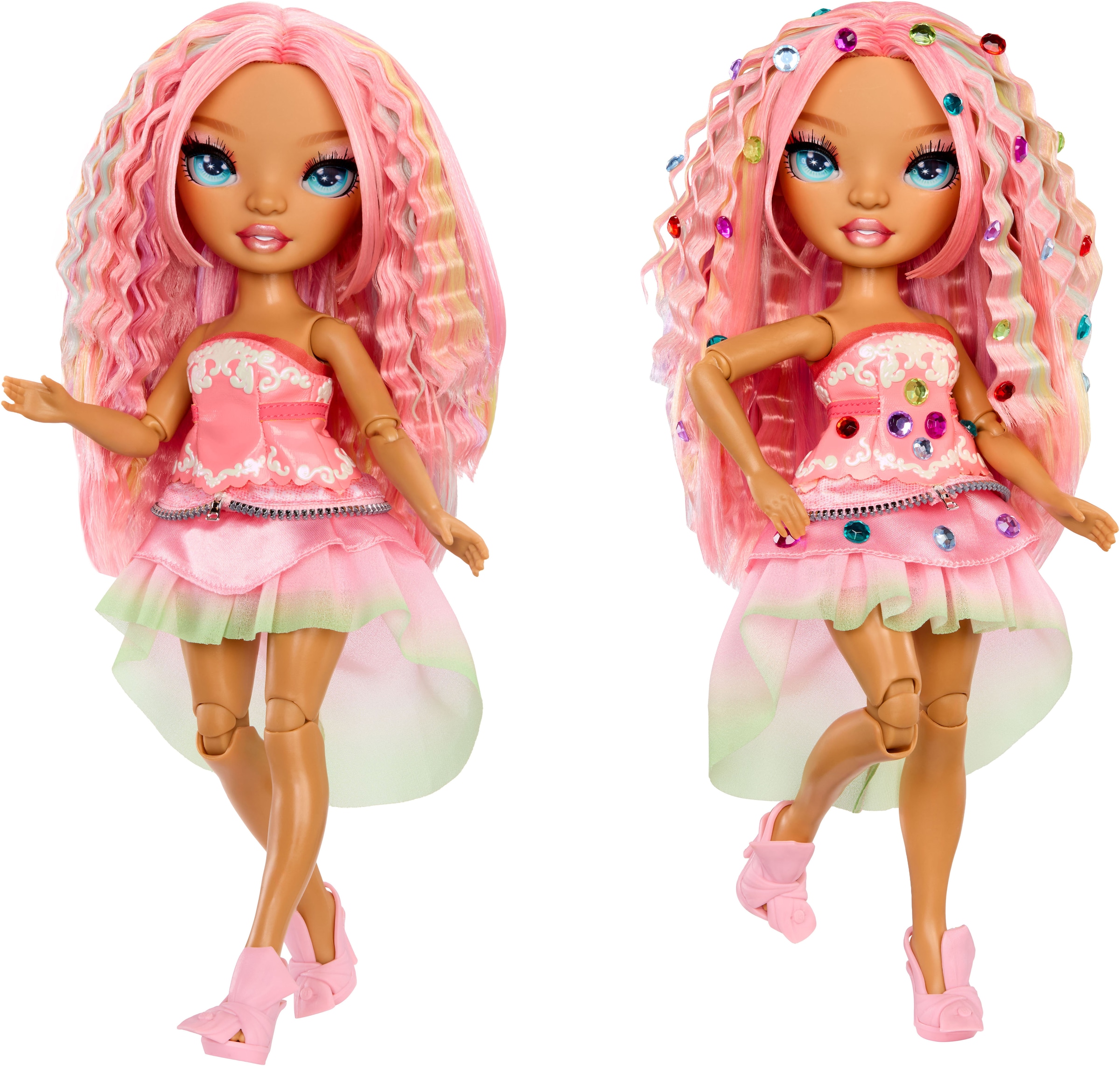 RAINBOW HIGH Anziehpuppe »Rainbow High Be Dazzling Fashion Dolls- Adeline Rose«