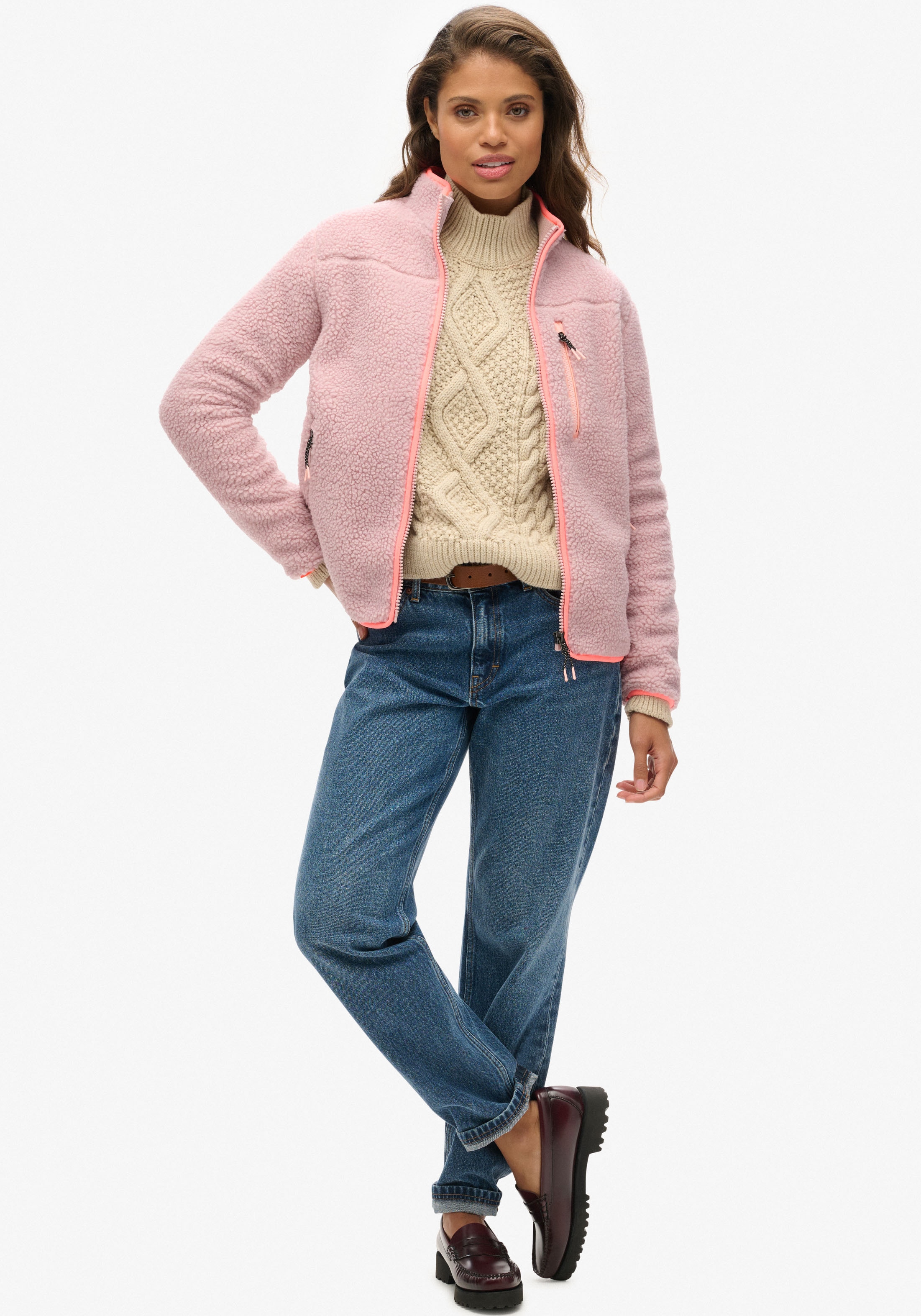 Superdry Fleecejacke »OUTDOOR FULL ZIP FLEECE«