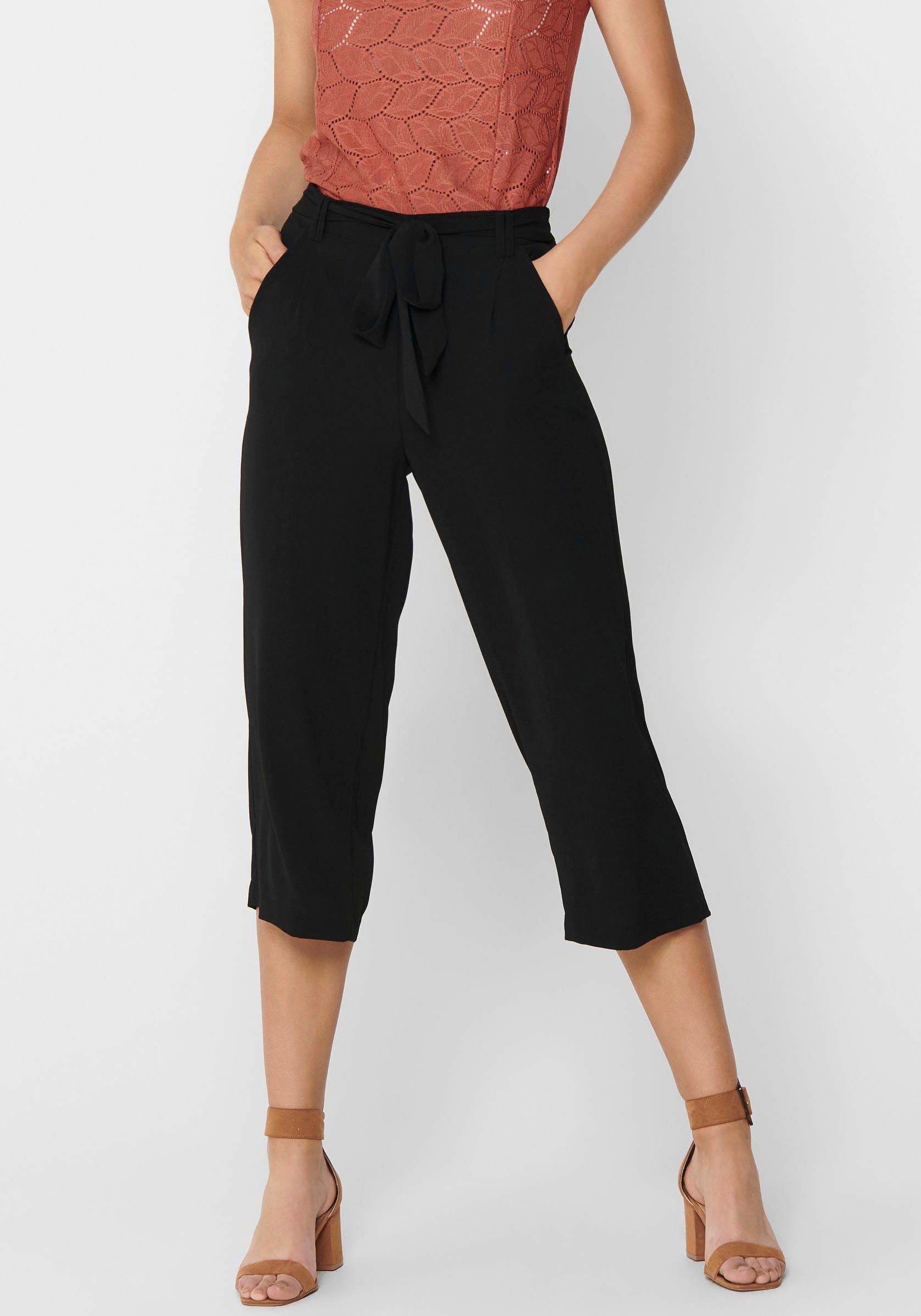 ONLY Palazzohose »ONLWINNER PALAZZO CULOTTE PANT NOOS PTM«, in uni oder gestreiftem Design-Only 1