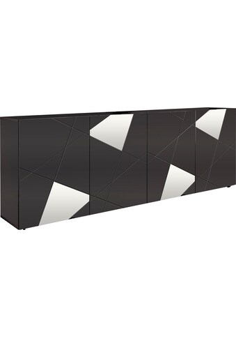 LC Sideboard »Vittoria Sideboard«, Breite 241 cm, Front mit Siebdruck und Spiegelfront kaufen