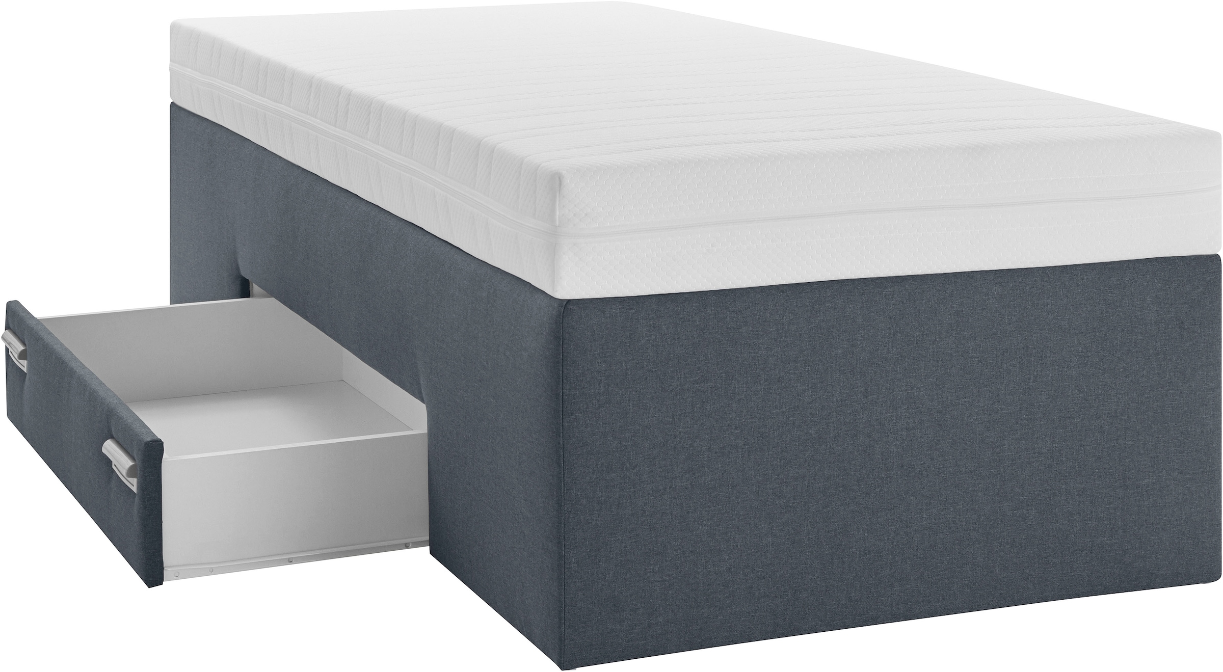 Westfalia Schlafkomfort Lit boxspring mit integrierter Schublade, frei im Raum stellbar