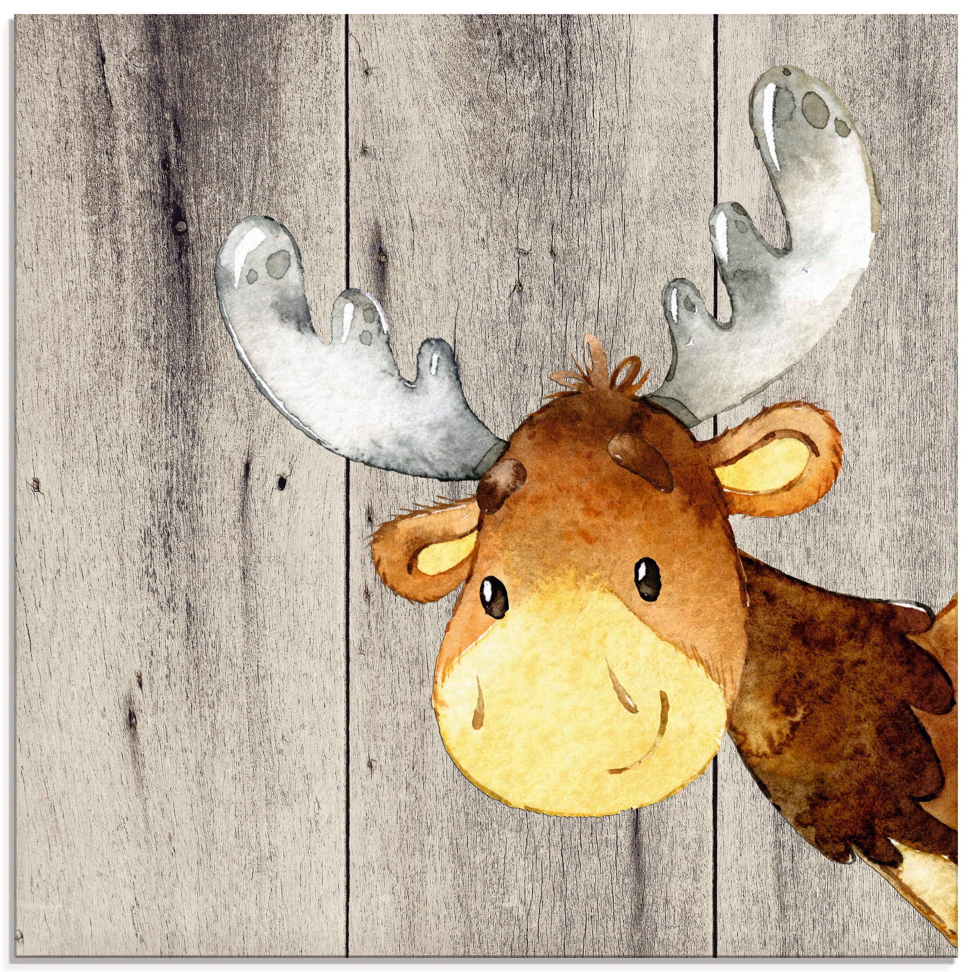 Image of Artland Glasbild »Waldland Freunde - Hirsch«, Tiere, (1 St.) bei Ackermann Versand Schweiz