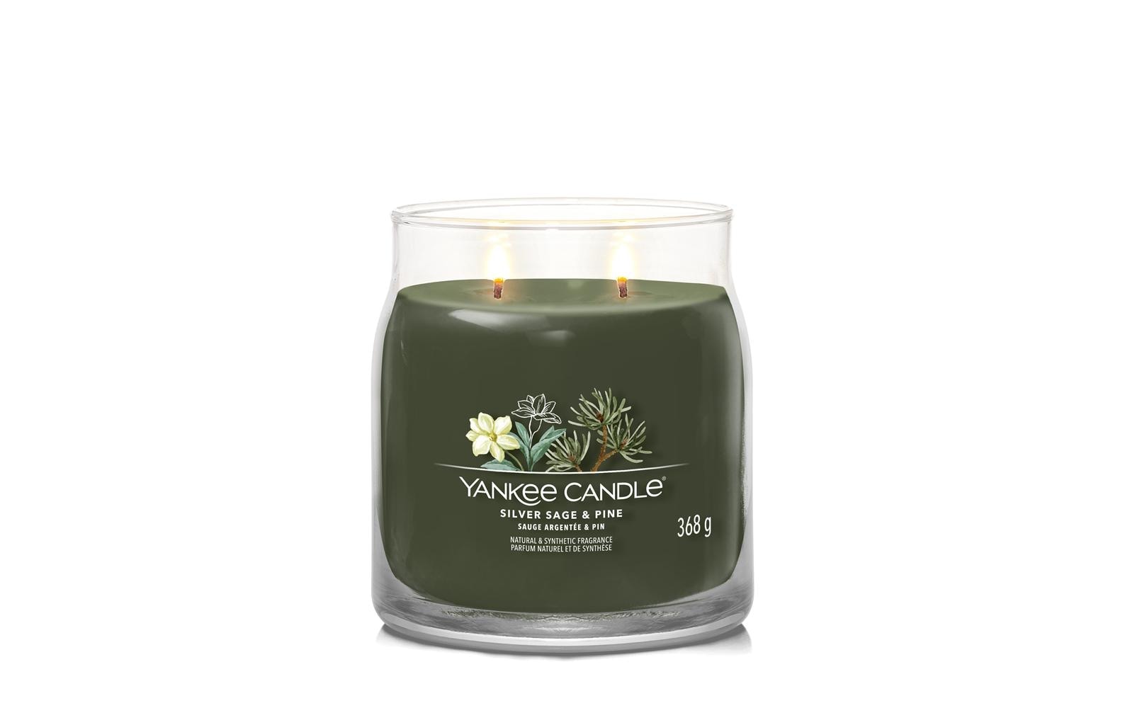 Duftkerze »Yankee Candle Signature Silver Sage & Pine Signature Medium Jar«
