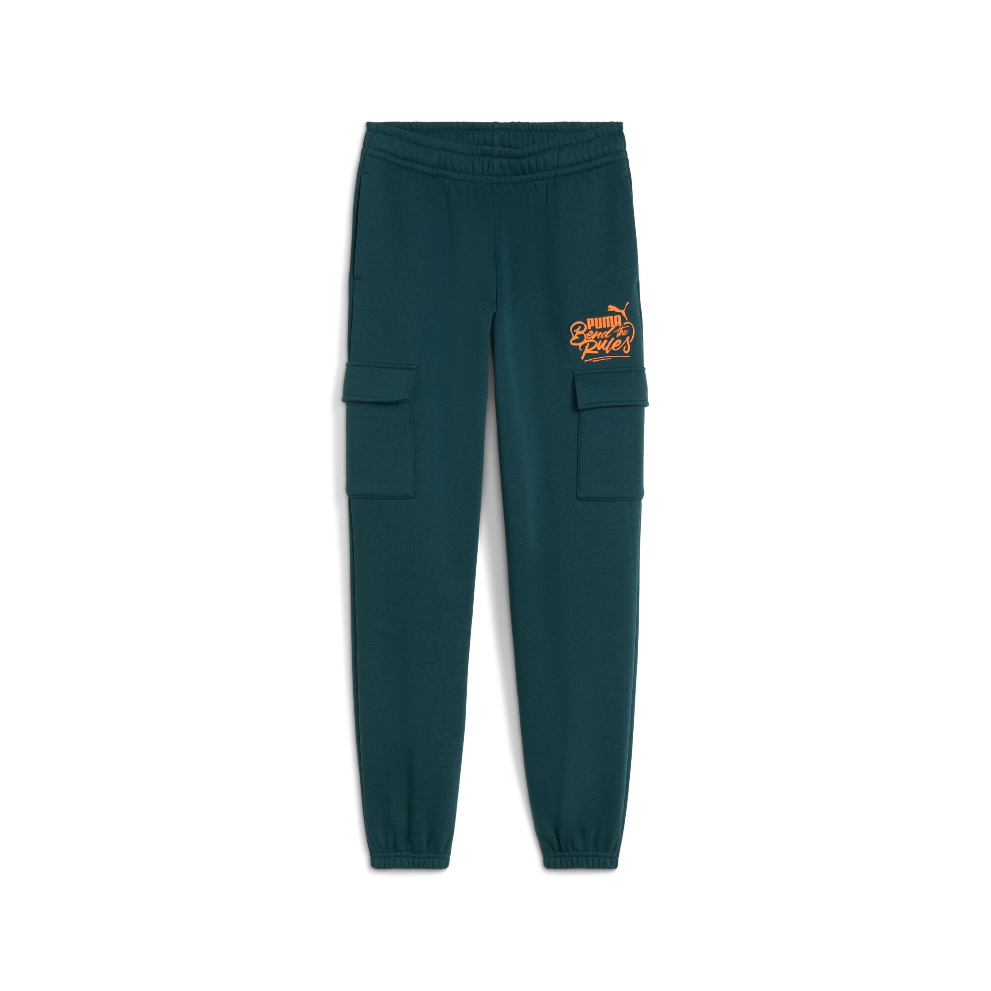 Image of PUMA Trainingshose "MID90S CARGO SWEATPANTS FL B" sportlicher Stil, mit Leistentasche, aus Baumwollmischung