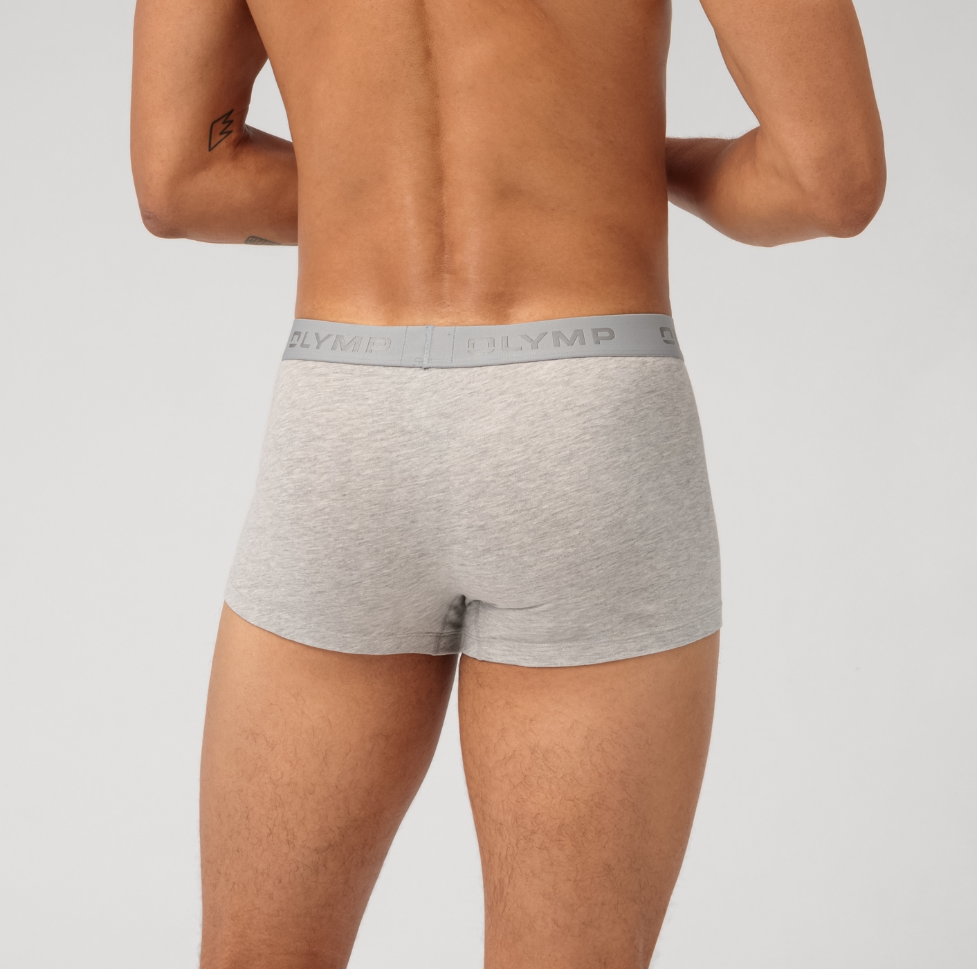 OLYMP Boxers Paquet, , 3 cuis avec impression logo à la ceinture