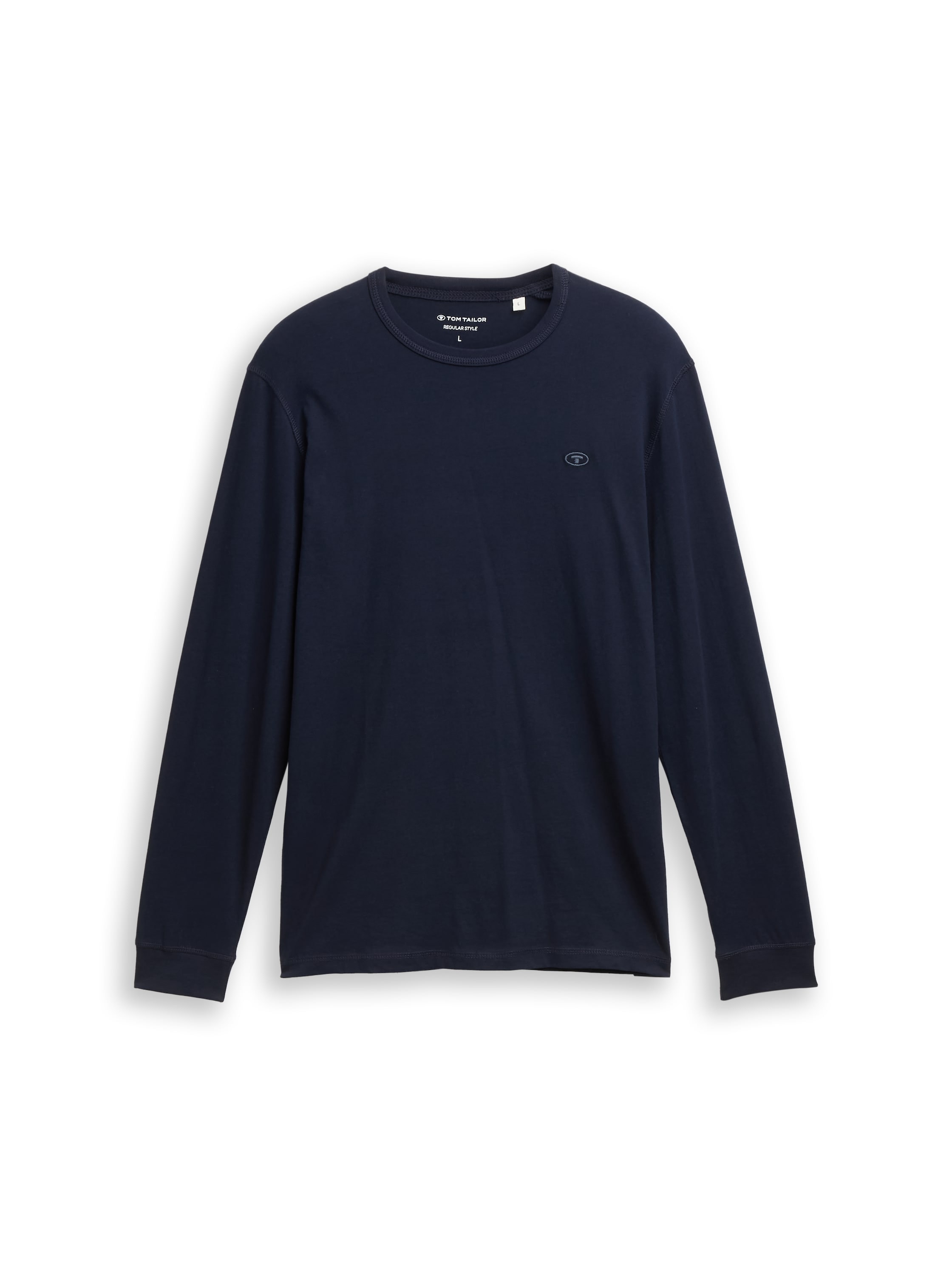 TOM TAILOR Langarmshirt, mit Logo Stickerei
