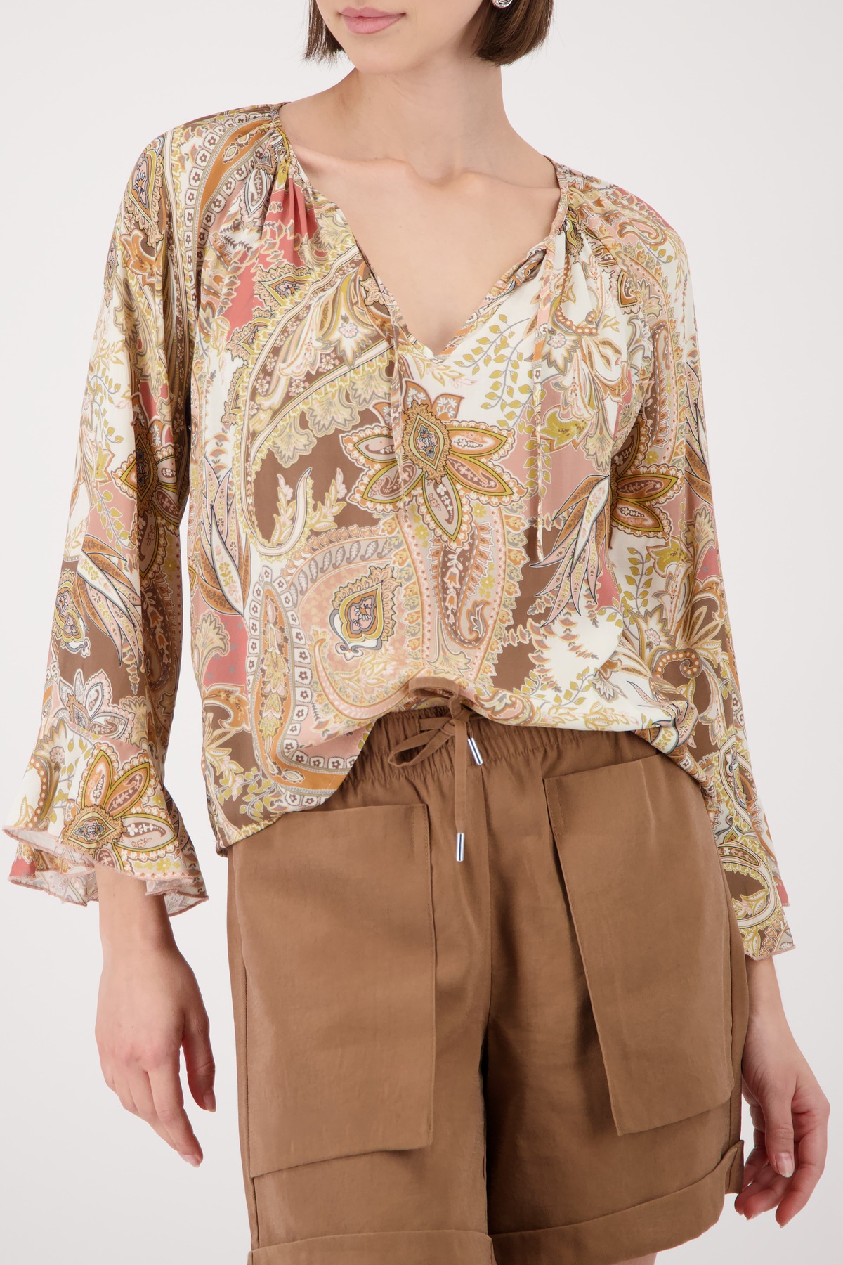 Image of Monari Schlupfbluse "Bluse Paisleydruck allover" Regular fit mit Paisleymuster