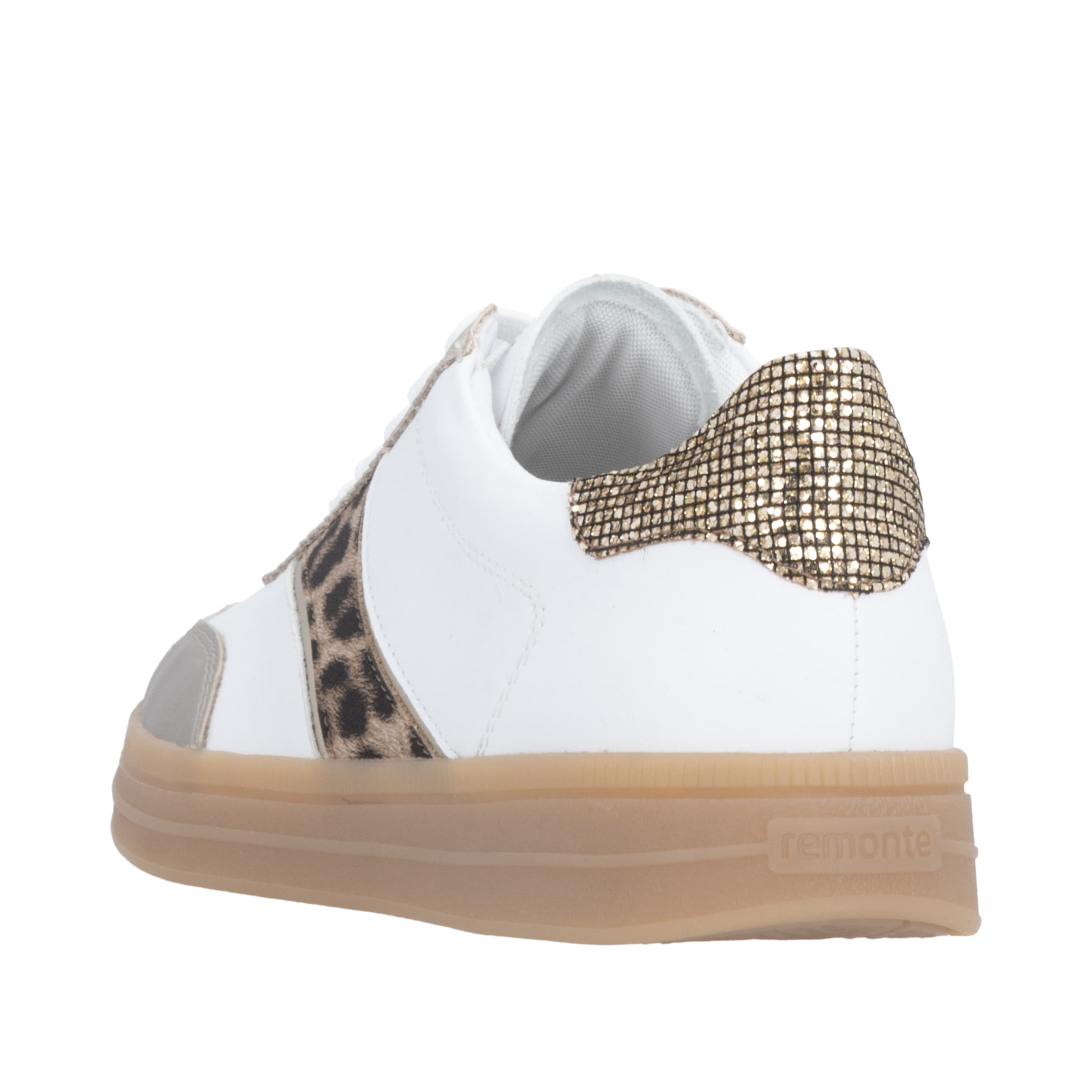 Remonte Sneakers  Chaussure de loisir, chaussure basse, sneaker léopard avec semelle intérieure amovible