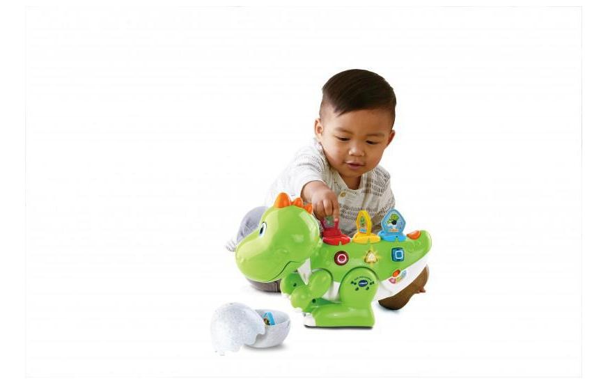 Vtech® Lernspielzeug »Codi, mein Lerndino«, (Demobatterien 4 x AA sind enthalten), Abschaltautomatik
