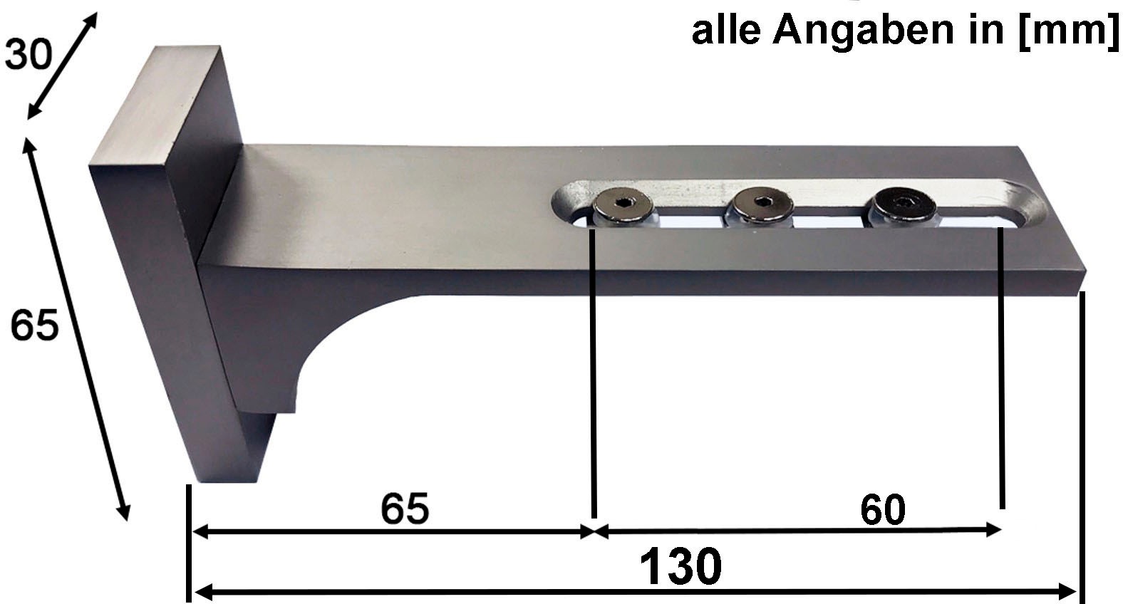 indeko Wandträger für Innenlaufsysteme