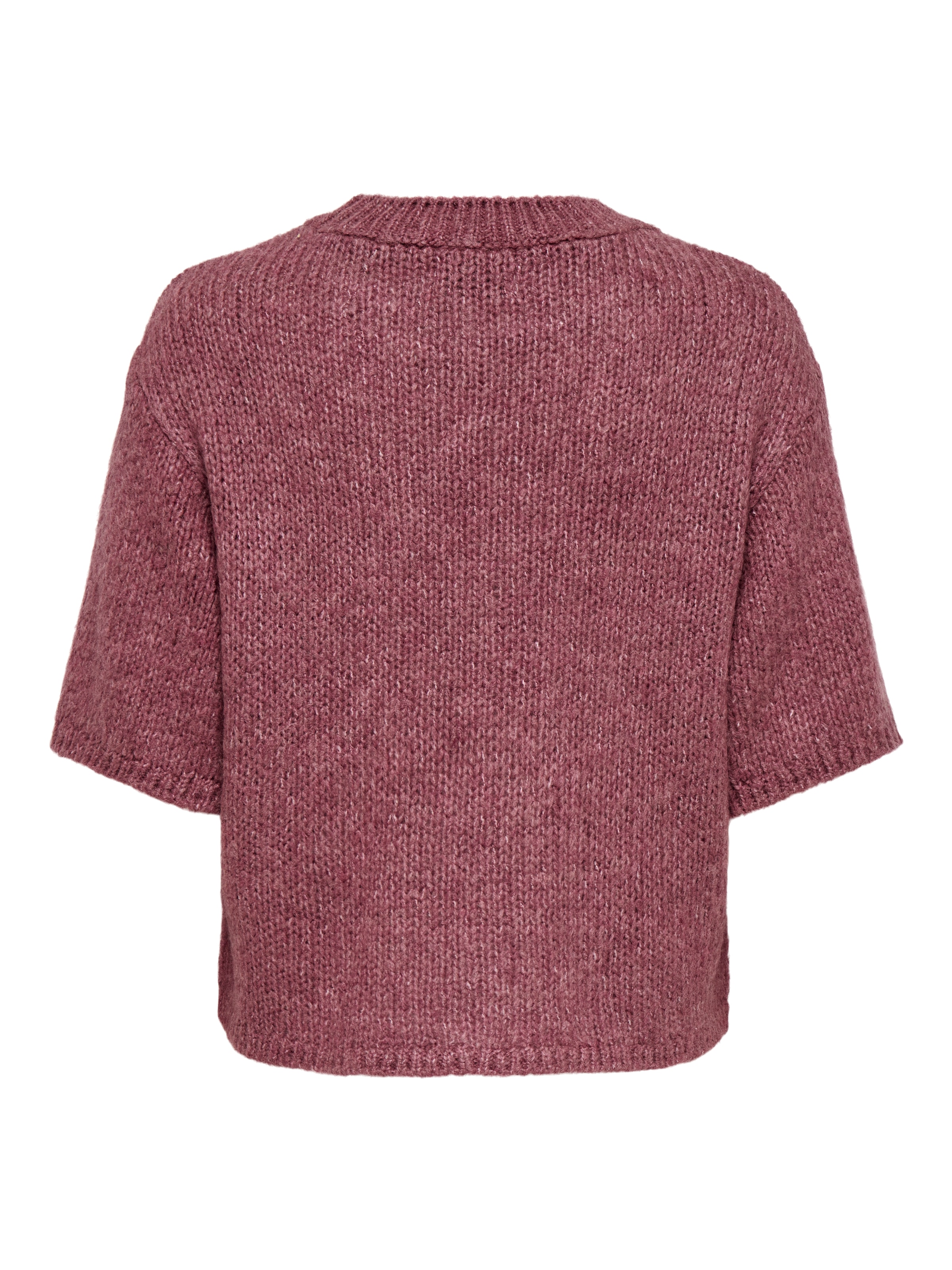 JDY Pull en tricot »JDYDICTE S/S PULL O-NECK KNT NOOS« fibre synthétique, coupe ajustée tricotée