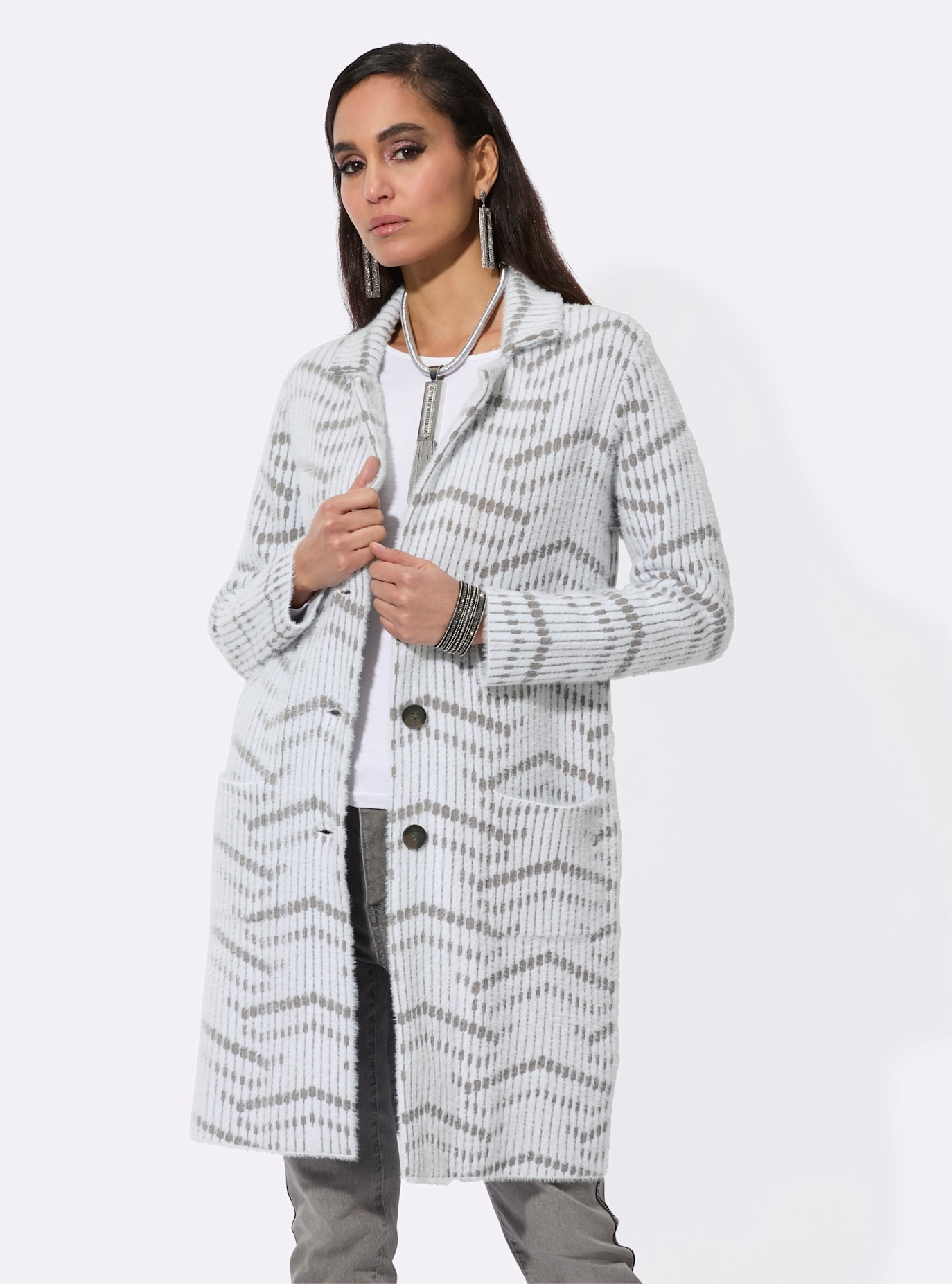 creation L Strickjacke