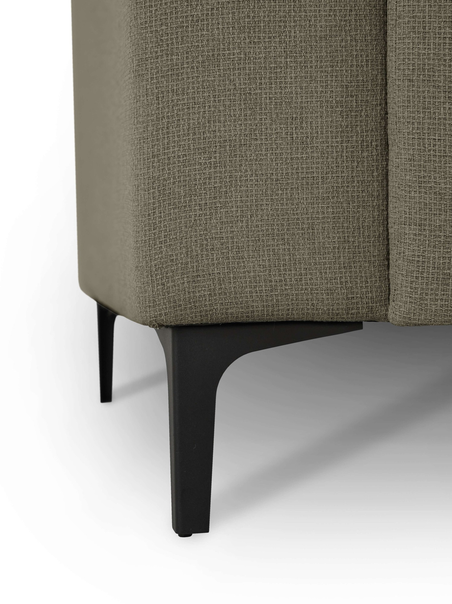 Home affaire Wohnlandschaft »Tournon U-Form, XXL Sofa, Breite 333 cm, Webstoff, Chenille«, Designsofa im nordischen Stil, Wellenunterfederung, Metallfüsse