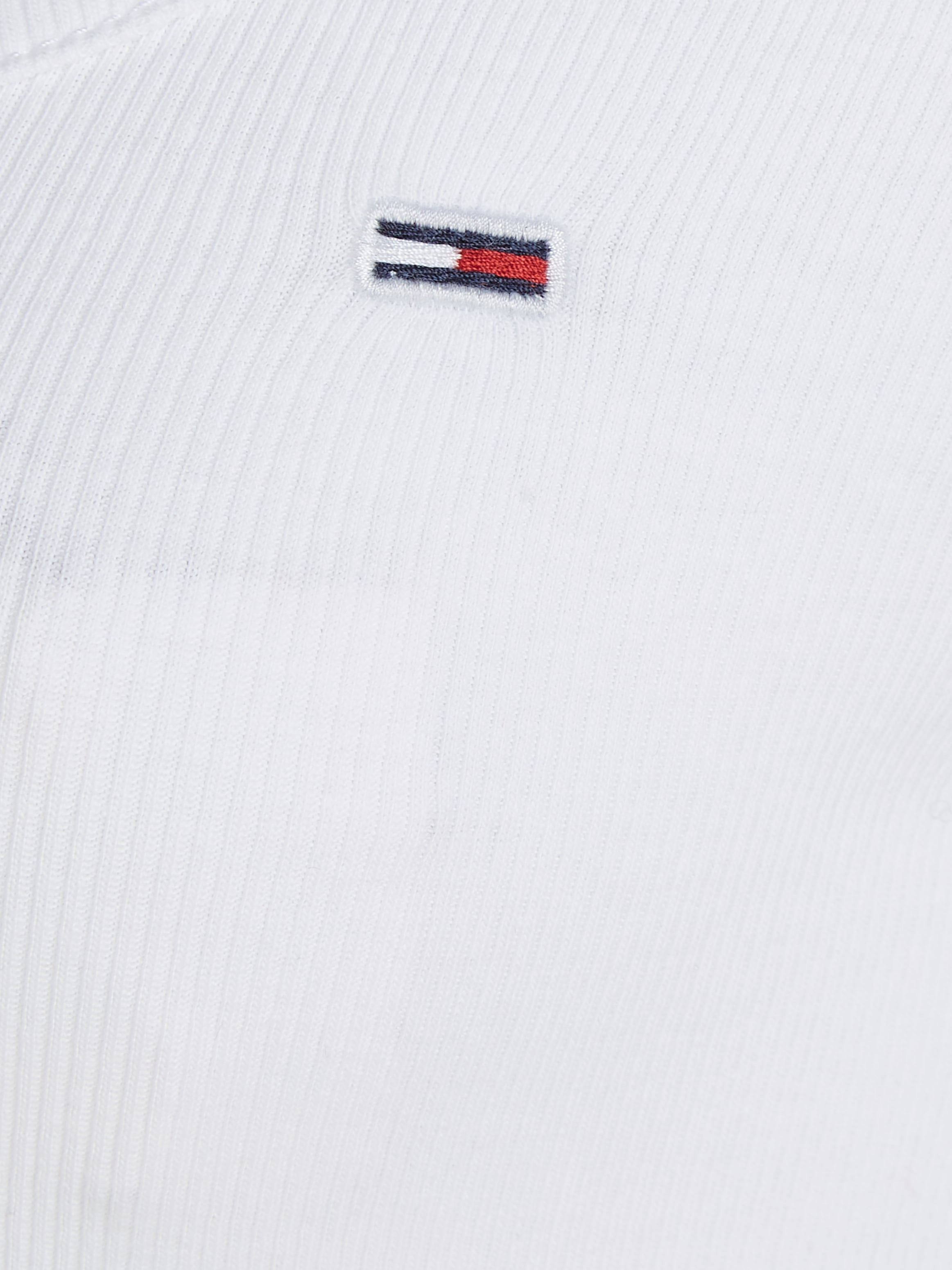♕ Tommy Jeans Langarmshirt »TJW SLIM BUTTON RIB C-NECK LS«, mit  Knopfverschluss versandkostenfrei auf