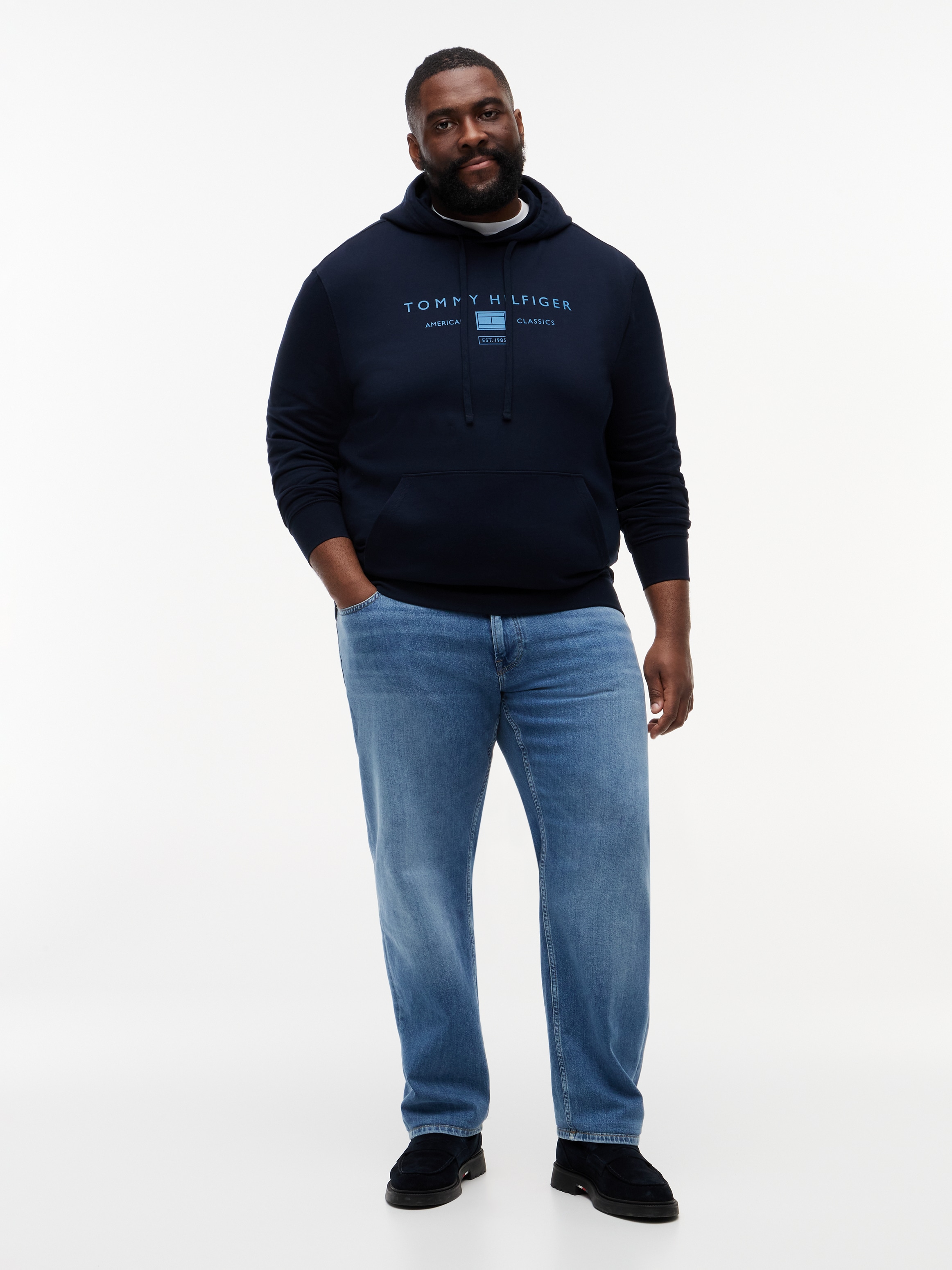 Tommy Hilfiger Big & Tall Hoodie »BT-BRAND L0VE TR MONO STOCK«, Grosse Grössen, normale Passform
