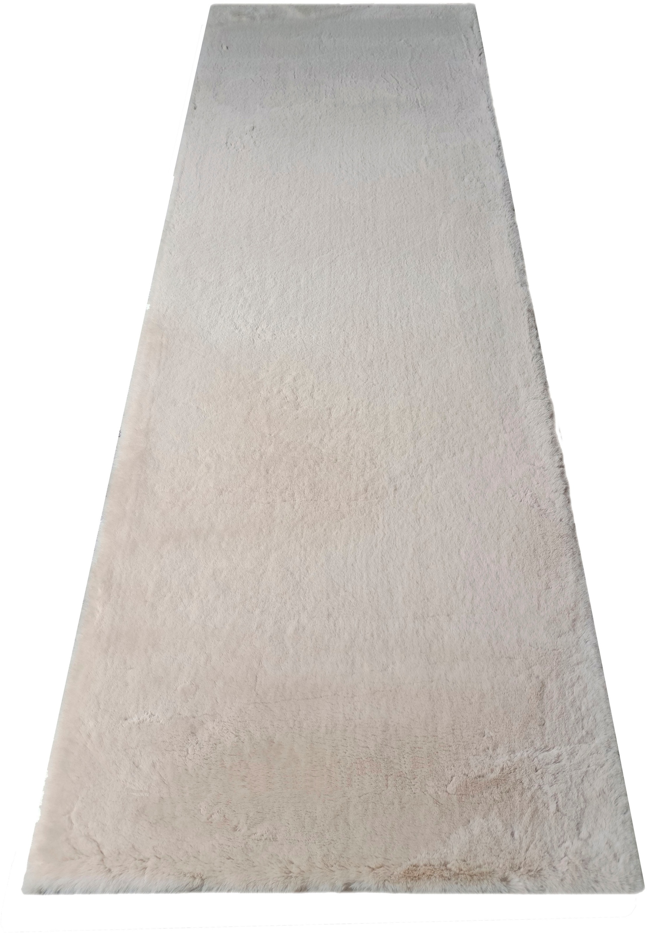 Image of my home Fellteppich »Rabbit«, rechteckig, 42 mm Höhe, besonders weicher Teppich dank Microfaser, einfarbig, flauschiges Kunstfell, Läufer, Kaninchenfell-Haptik, Teppiche für Wohnzimmer, Schlafzimmer, Diele, Flur bei Ackermann Versand Schweiz