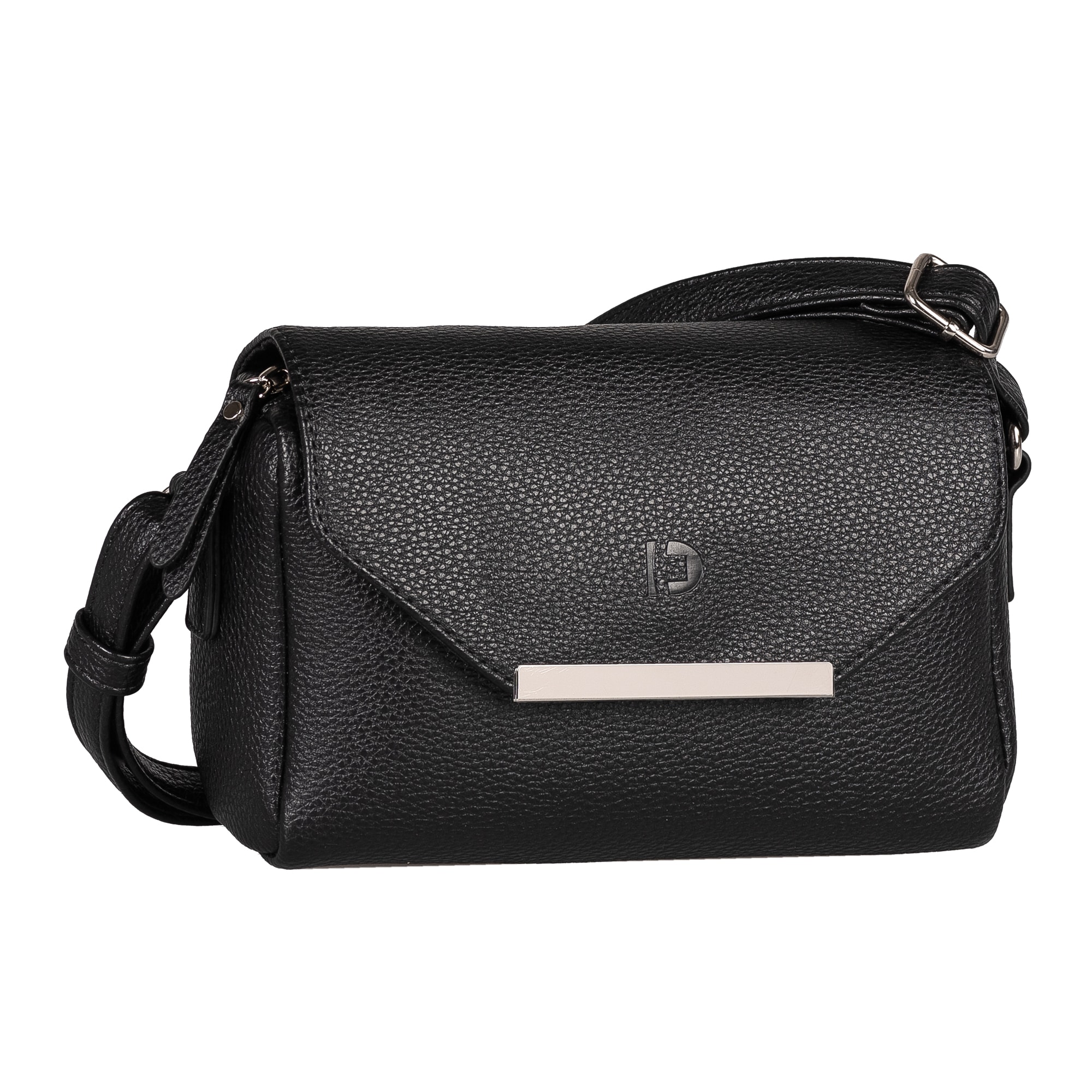 Image of TOM TAILOR Denim Umhängetasche "Yadira" Damen Schultertasche mit schmaler Metall-Zierleiste