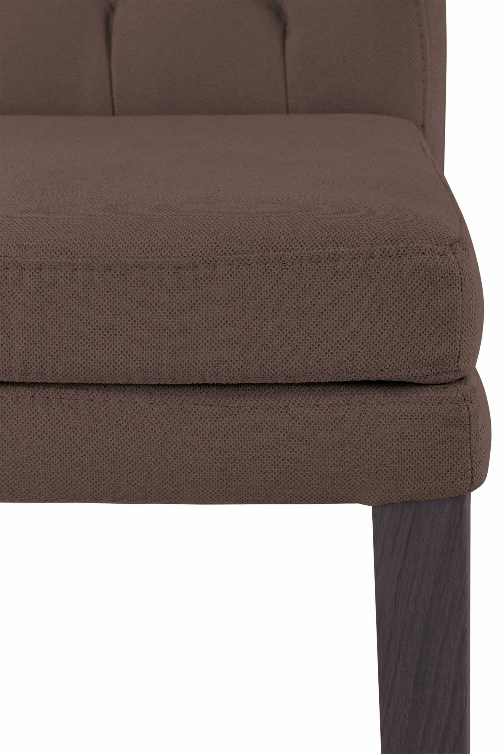 Home affaire 4-Fussstuhl »Colorado«, (Set), 6 St., Luxus-Microfaser, Beine aus Buche, wengefarben lackiert, Im 2er, 4er oder 6er-Set