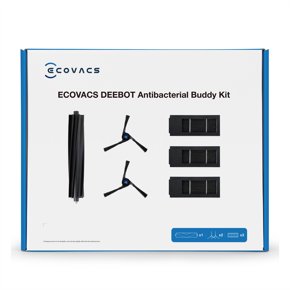 ECOVACS »Ecovacs Ersatzset, zu X2 omni, Deebot«