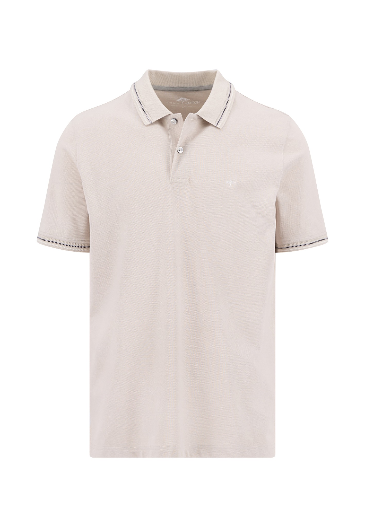 FYNCH-HATTON Poloshirt Regular fit, 2-Knopf-Form, mit Logo Stickerei