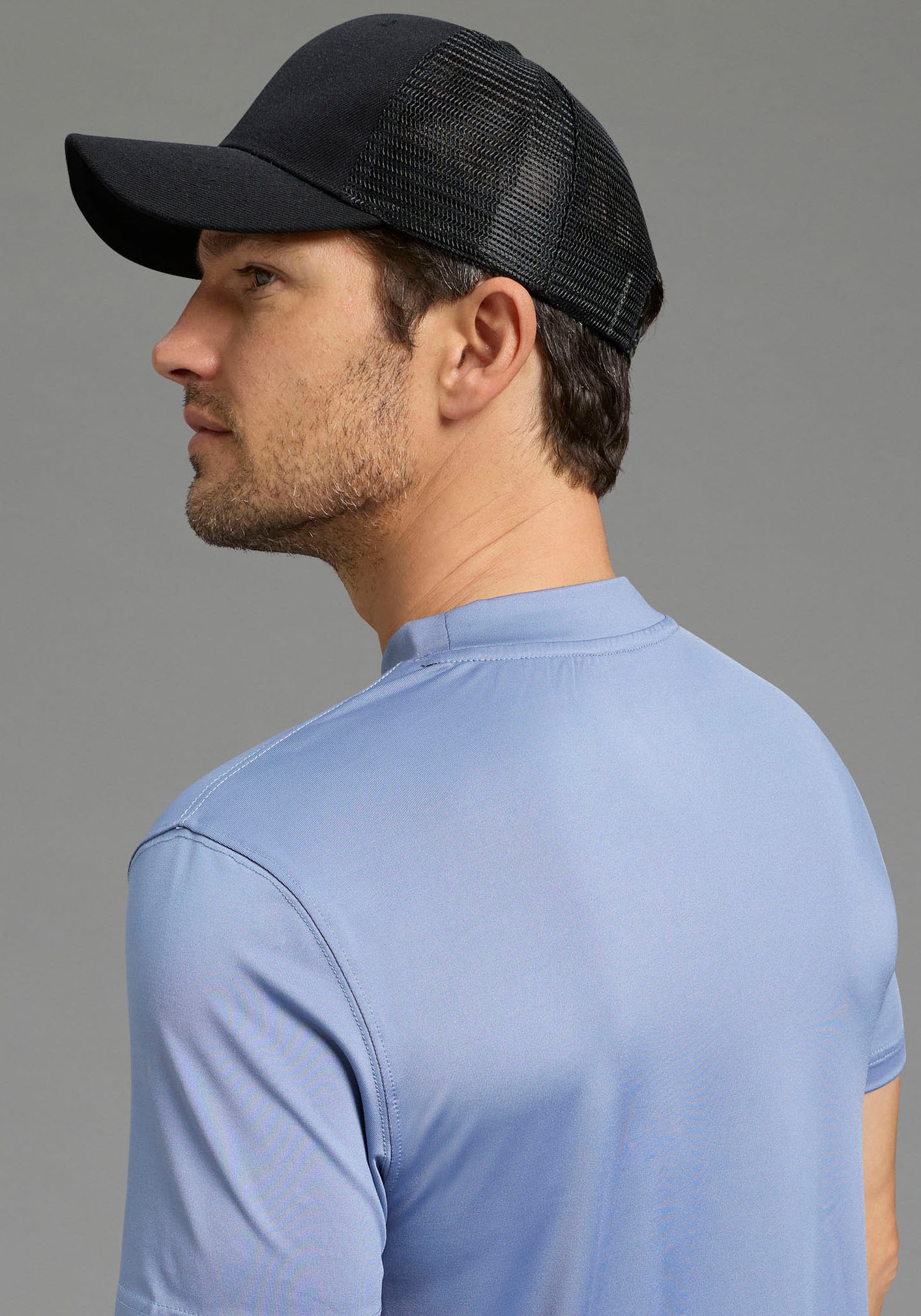 Man's World Casquette de baseball avec empiècement en filet tendance et patte réglable à l'arrière - NOUVEAU