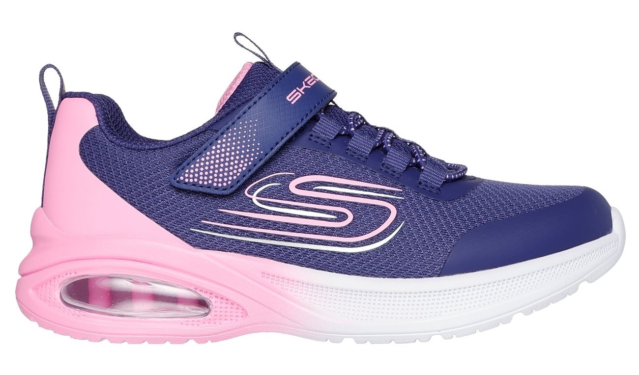 Skechers Sneaker »MICROSPEC MAX ADVANCE«  , Slip-OnSneaker, Klettverschluss,S-Logo, Grössenschablone zum Download