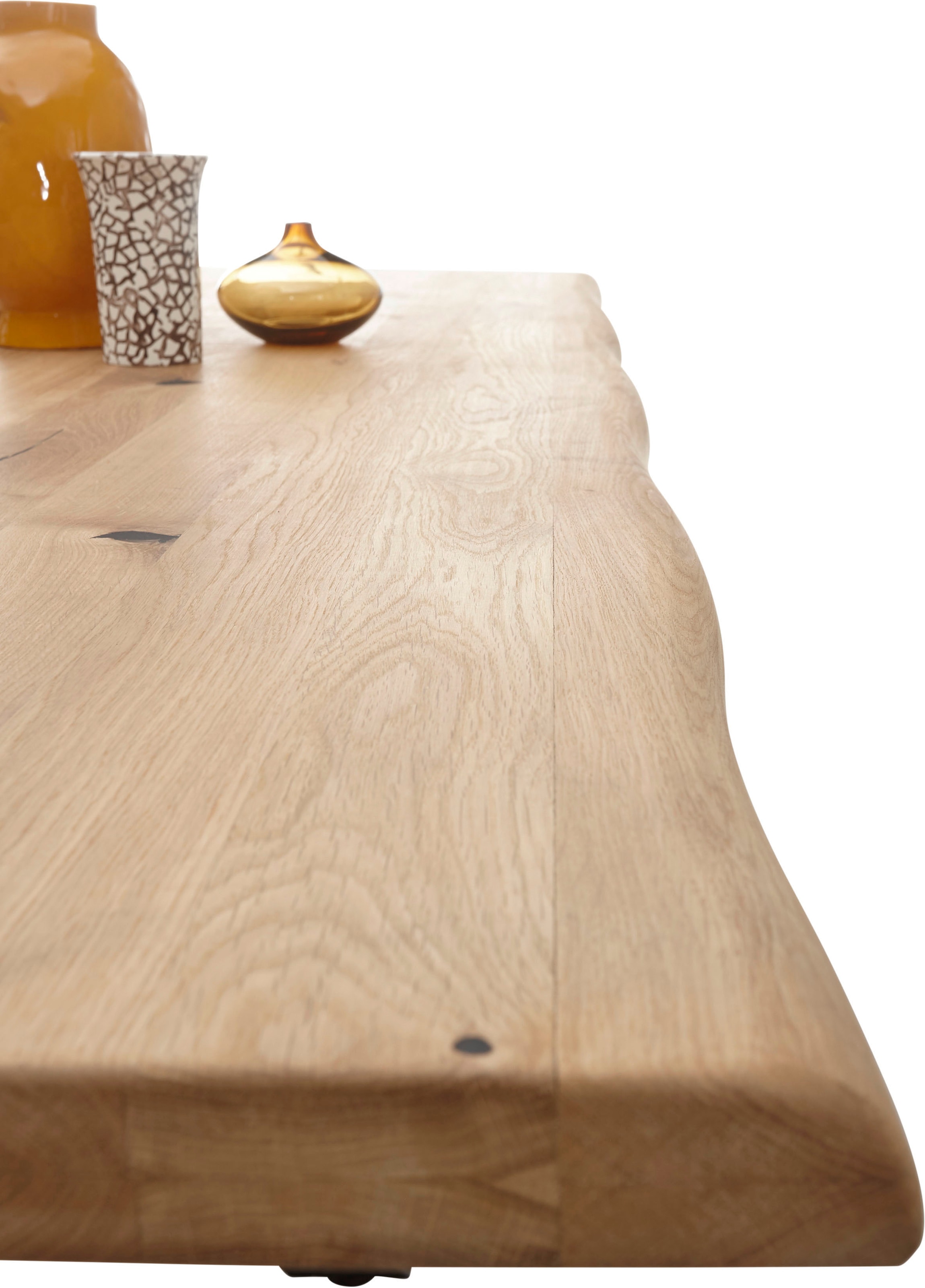Stolkom Table de salle à manger »TOM, TOPSELLER!« Tisch, Esstisch, OTTOs Choice,  200 cm breit Eiche Massivholz mit Baumkante