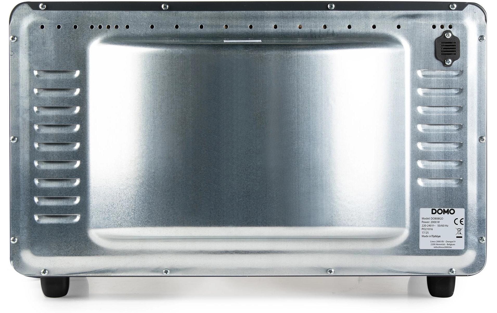 Domo Mini-four »DO808GO 50 l« zum Backen, Braten, Grillen, Heissluft, Ober-/Unterhitze