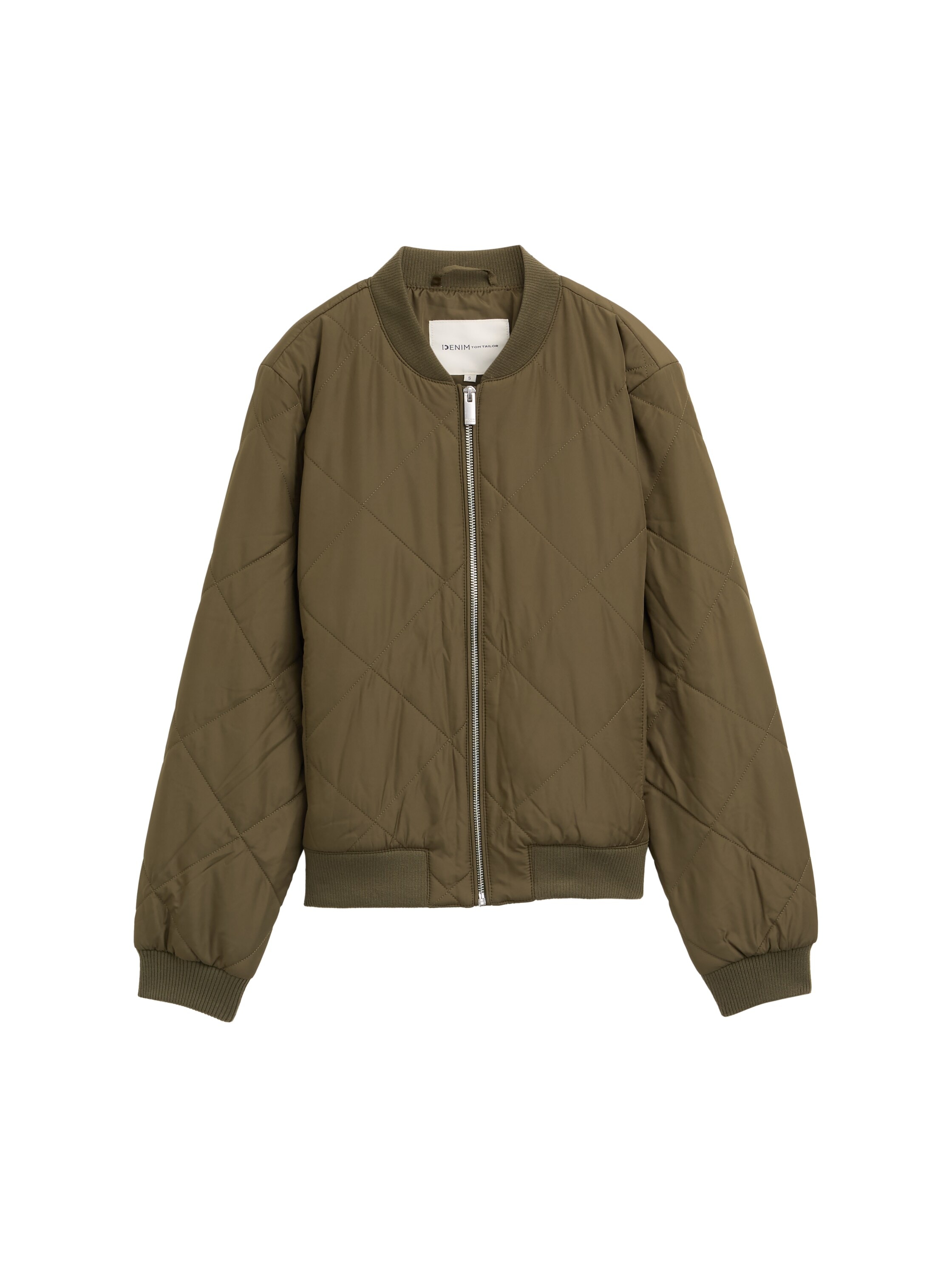 TOM TAILOR Denim Bomberjacke, ohne Kapuze, mit Strukurmuster